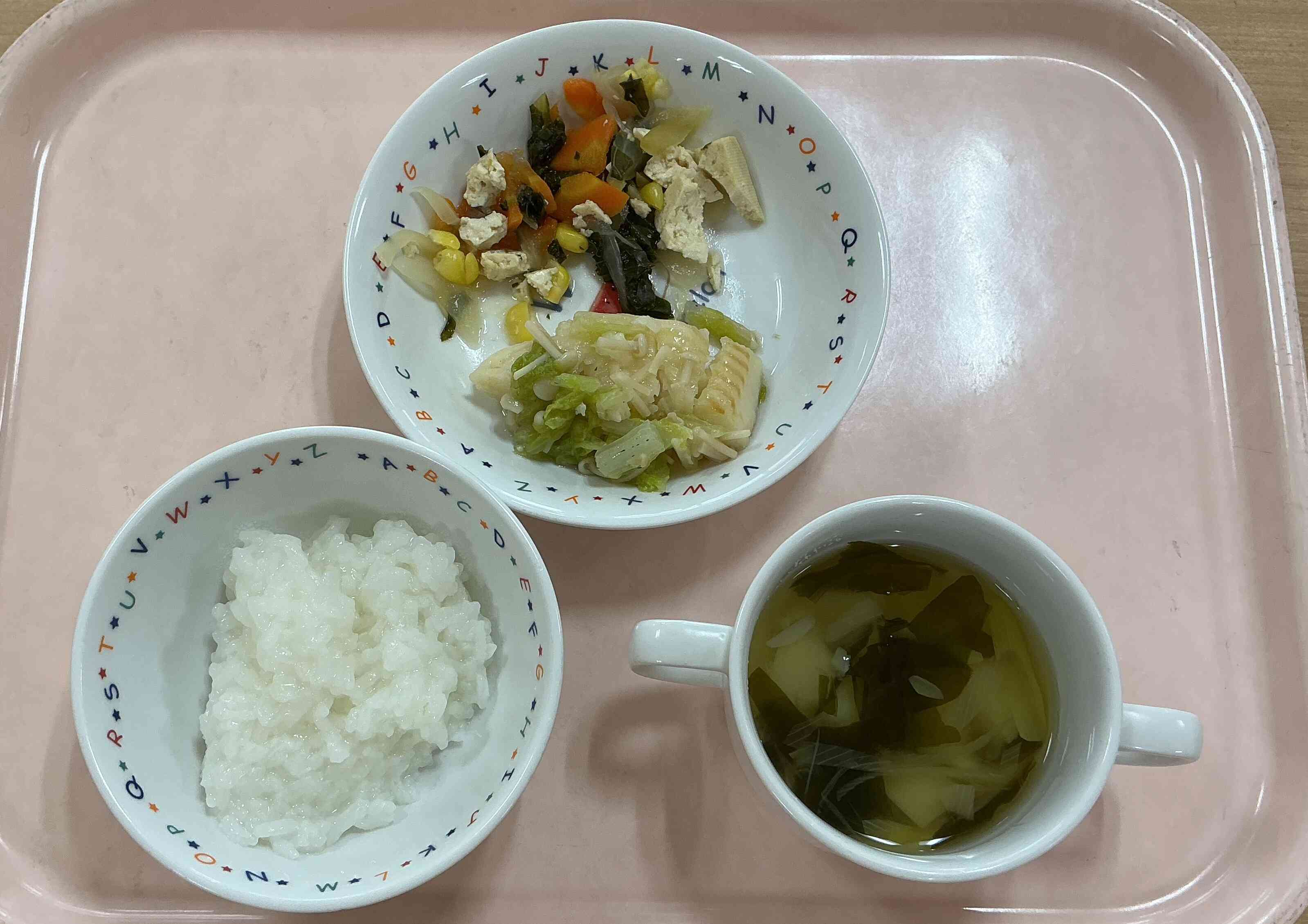 本日のメニュー（後期食）１０月２日