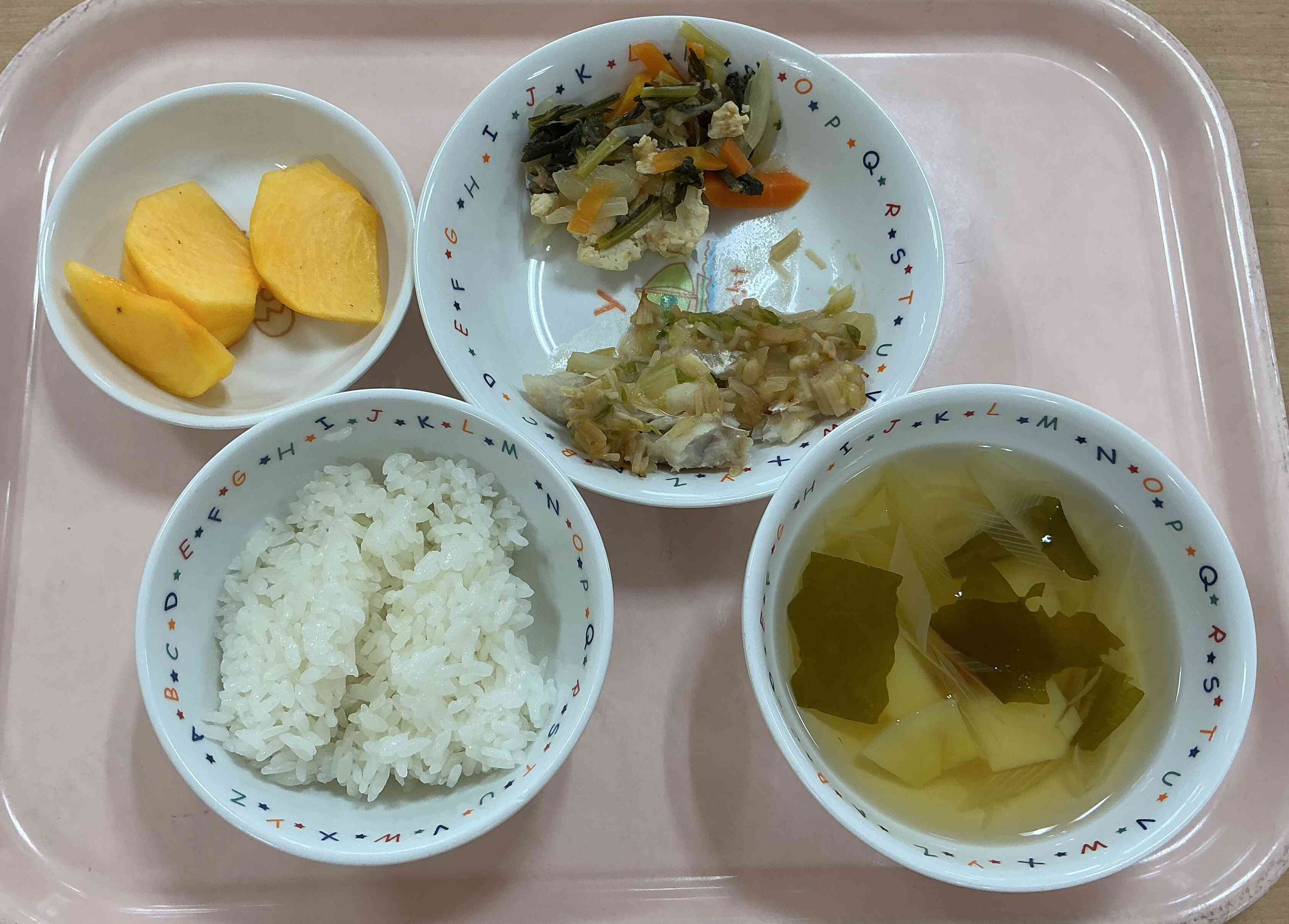 本日のメニュー（１０月２日）