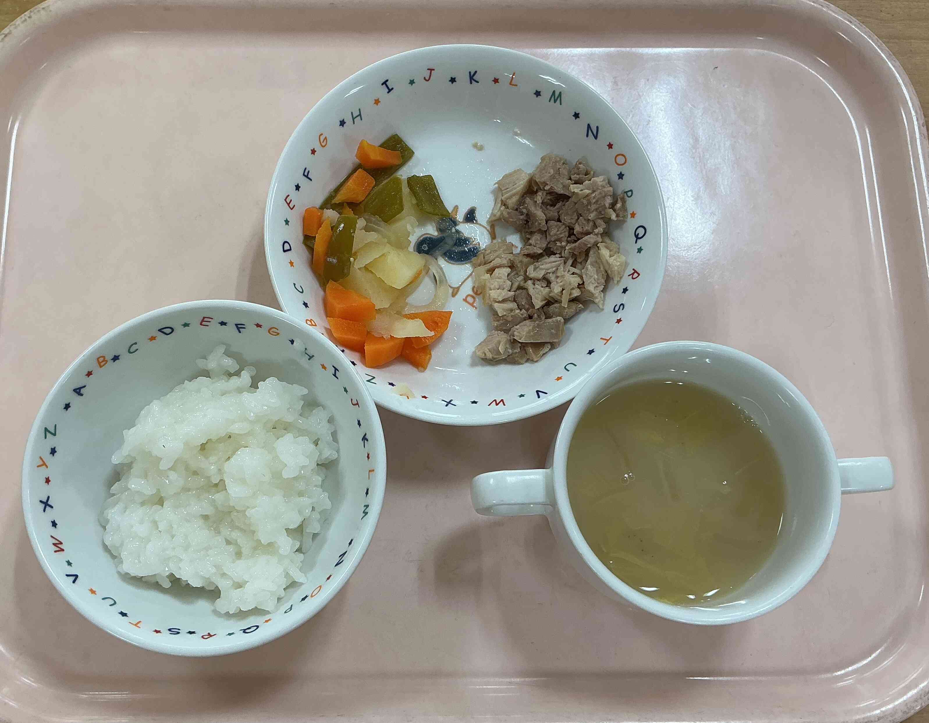 本日のメニュー（後期食）10月13日