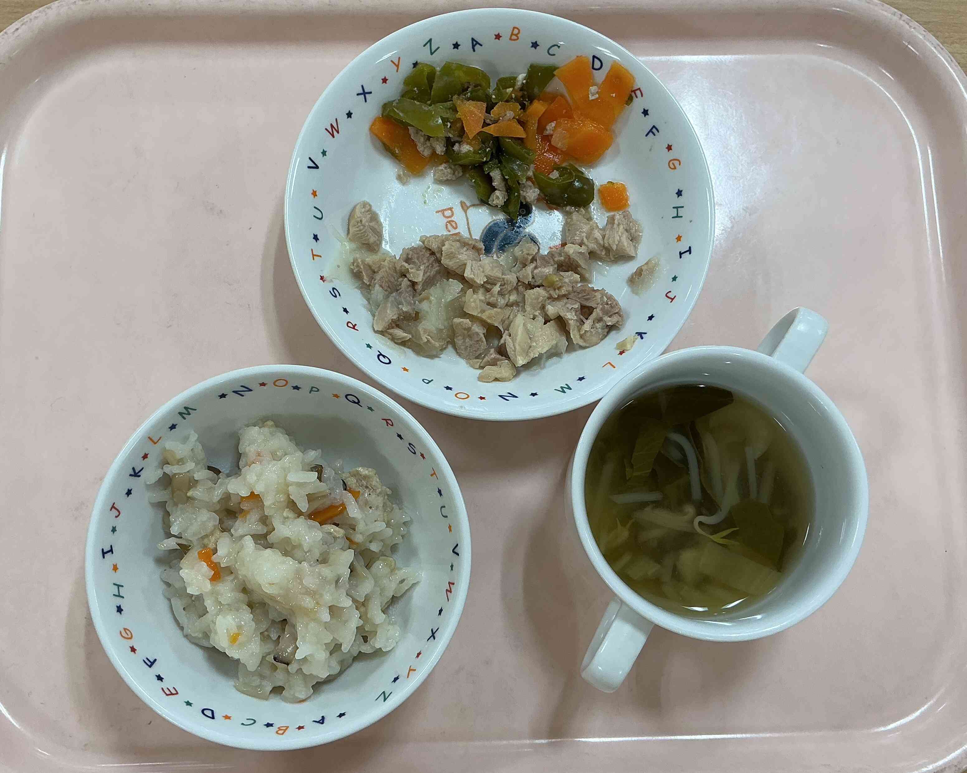 本日メニュー（後期食）