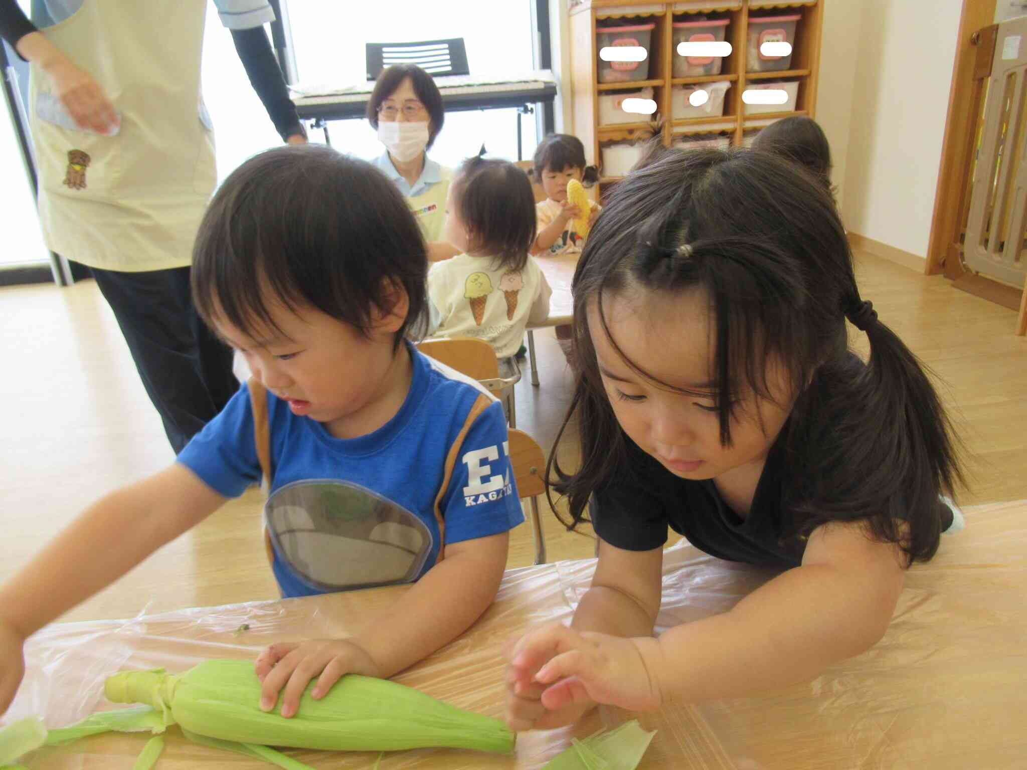 お友達と…