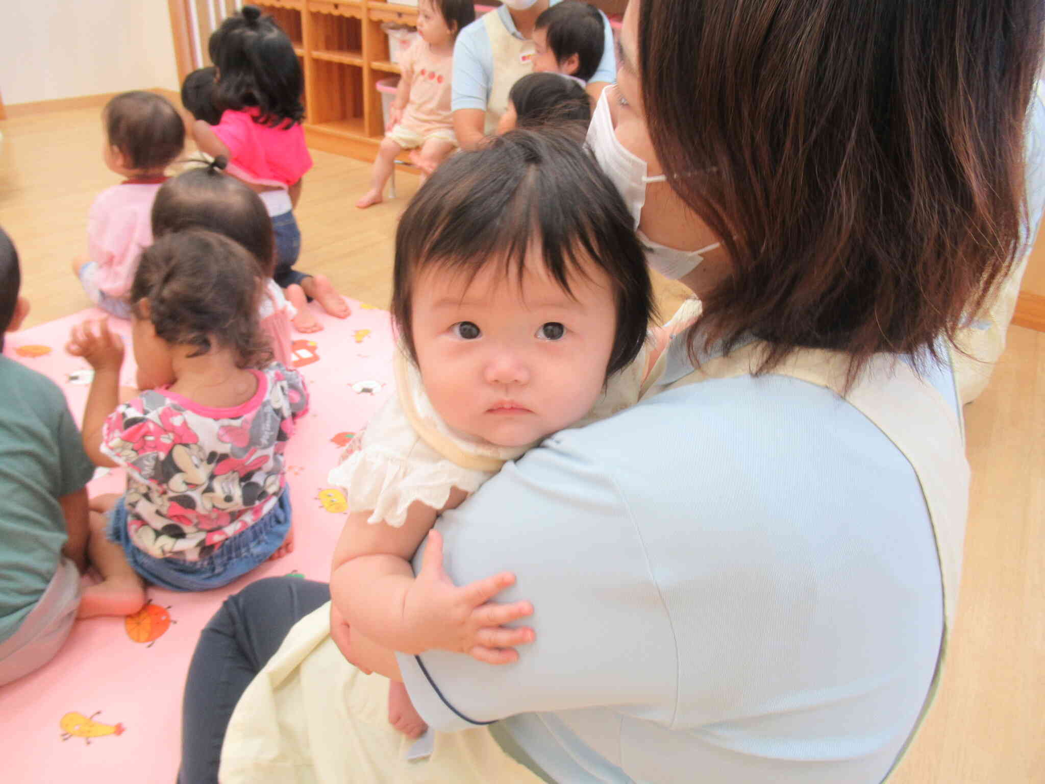 ０歳児ひよこさんも参加☆