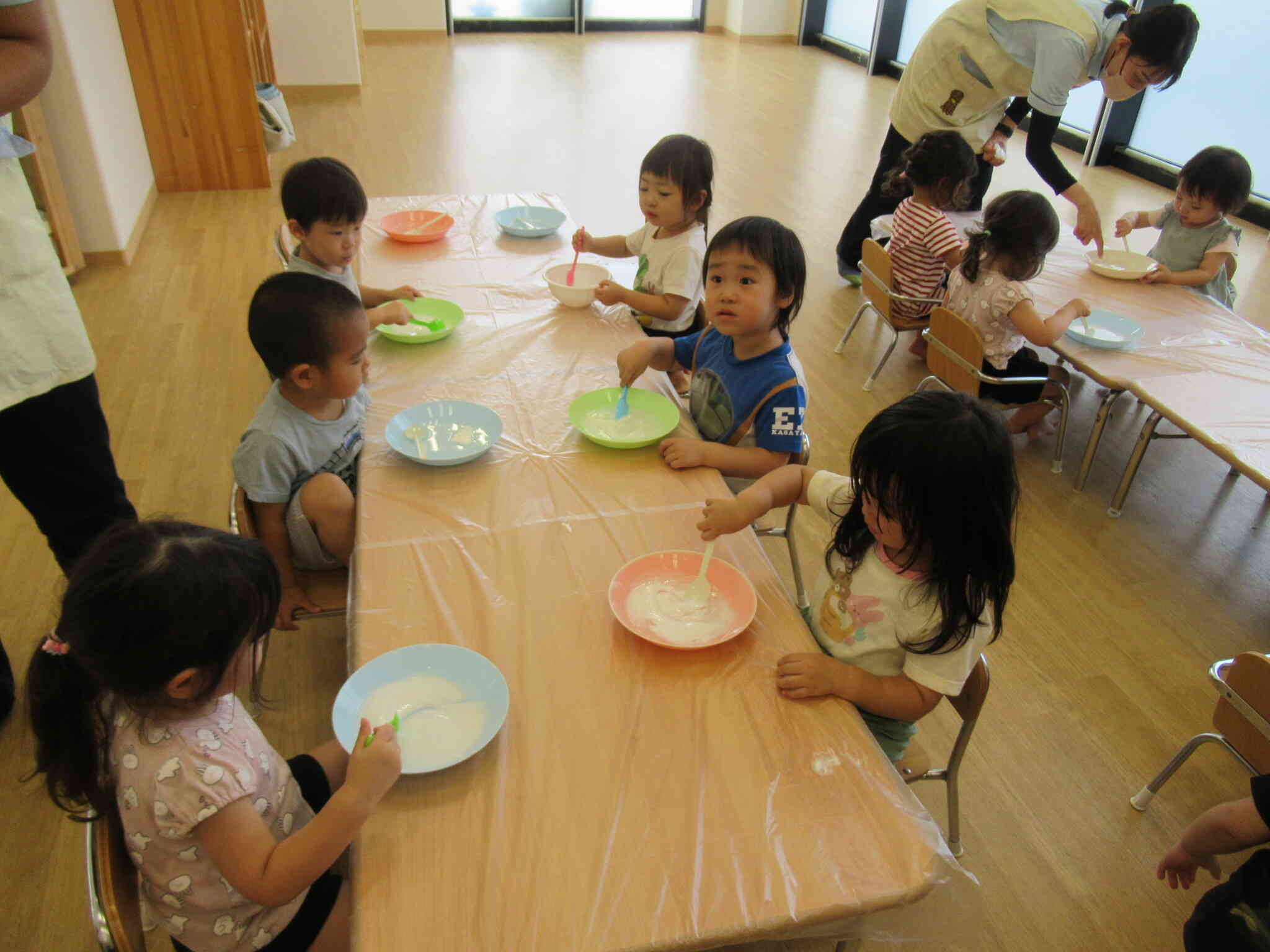 1番人気の感触遊び