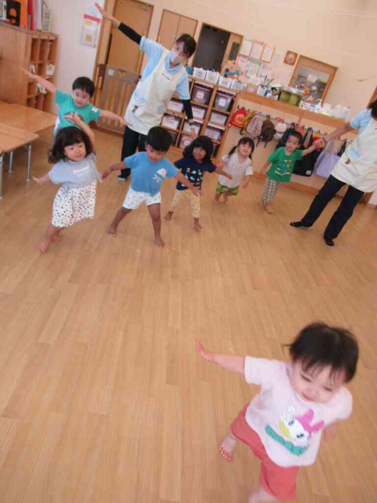 楽しいね☆おもいっきり運動