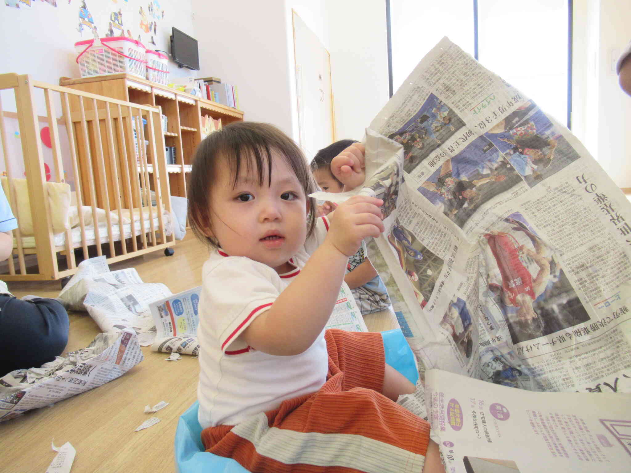 大きいね新聞紙