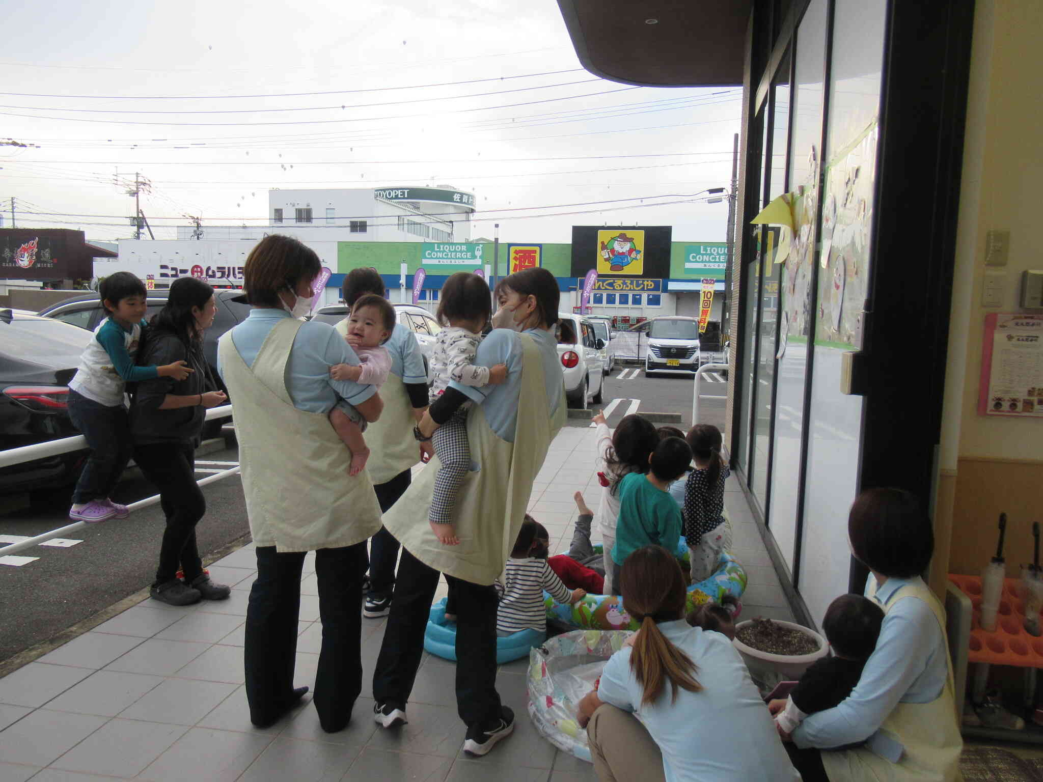 夕方の競技がはじまったよ‼