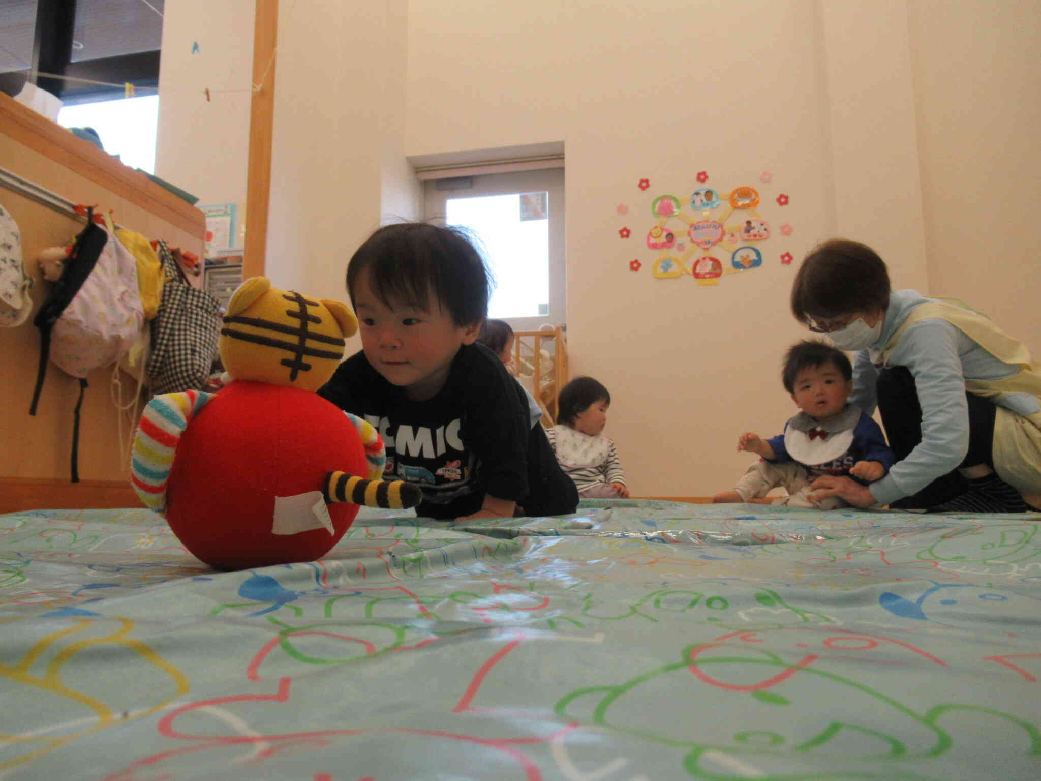 ひよこさん。ハイハイ