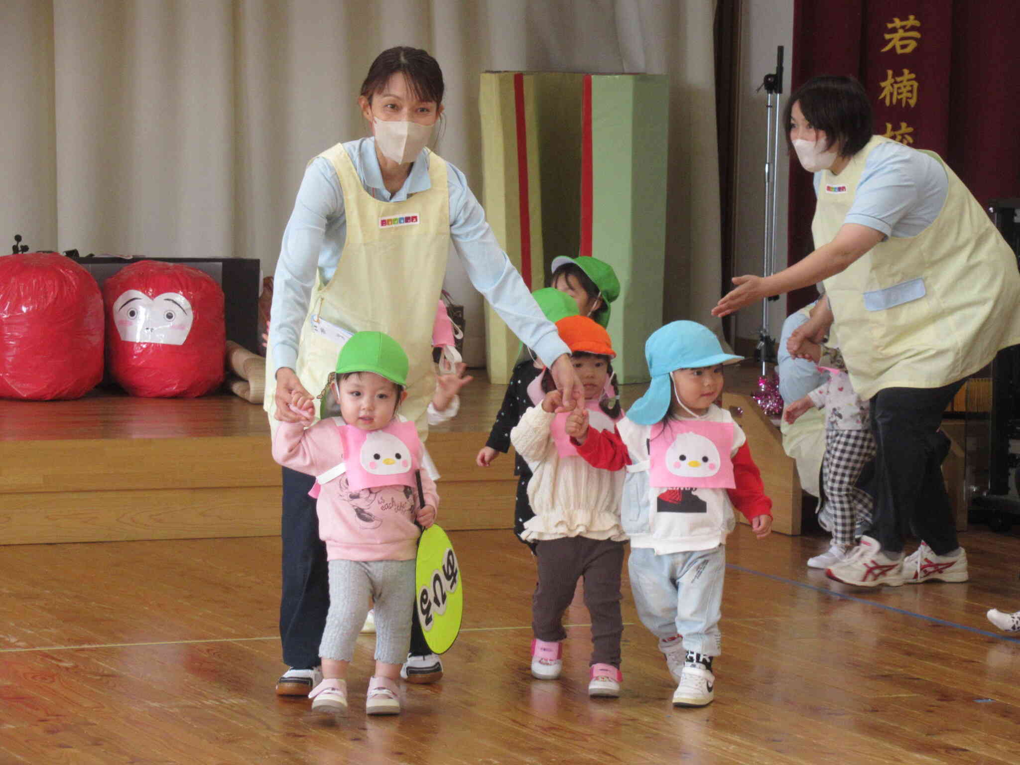 １歳児☆あひる組かけっこ