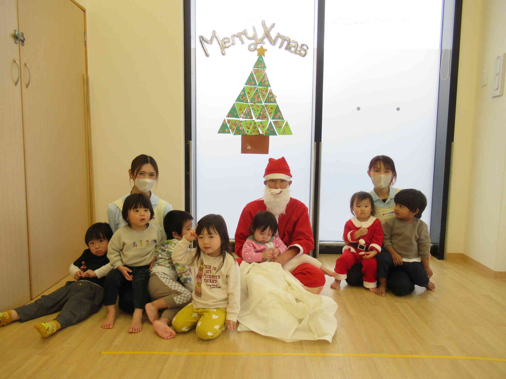 １．２歳児うさぎ☆あひるさんとサンタクロース