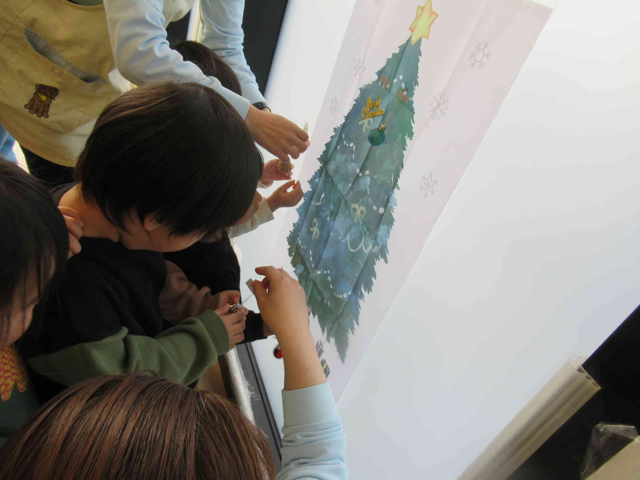 こちらは壁に…キラキラ☆