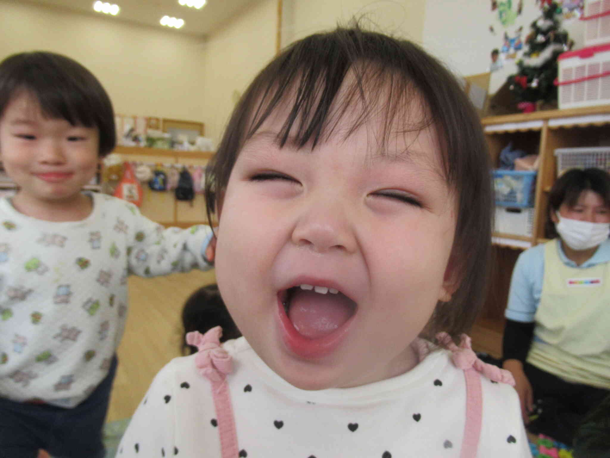 かわいい笑顔だ