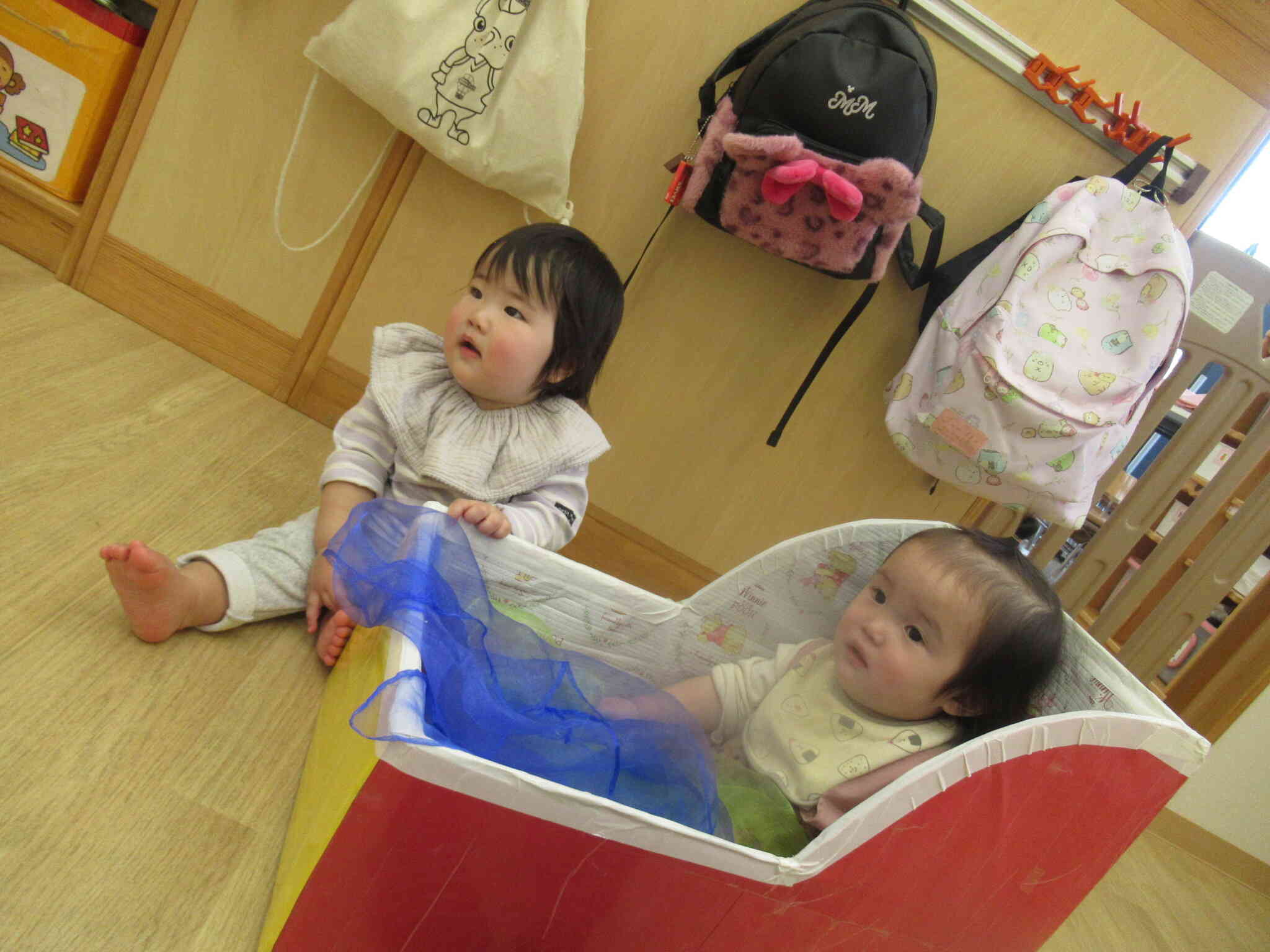 感触遊びだよ～