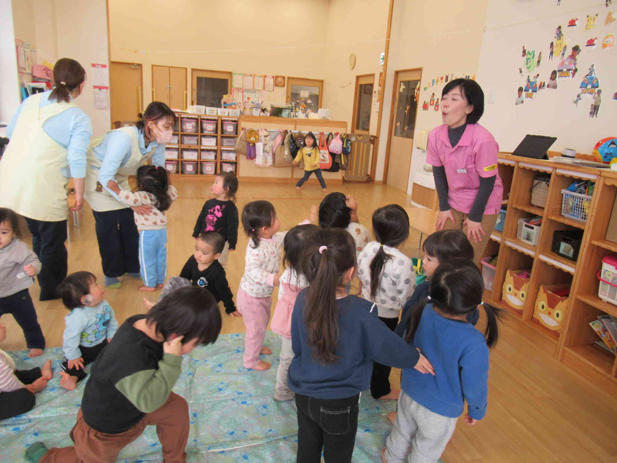 今日は…体を動かして学ぼう