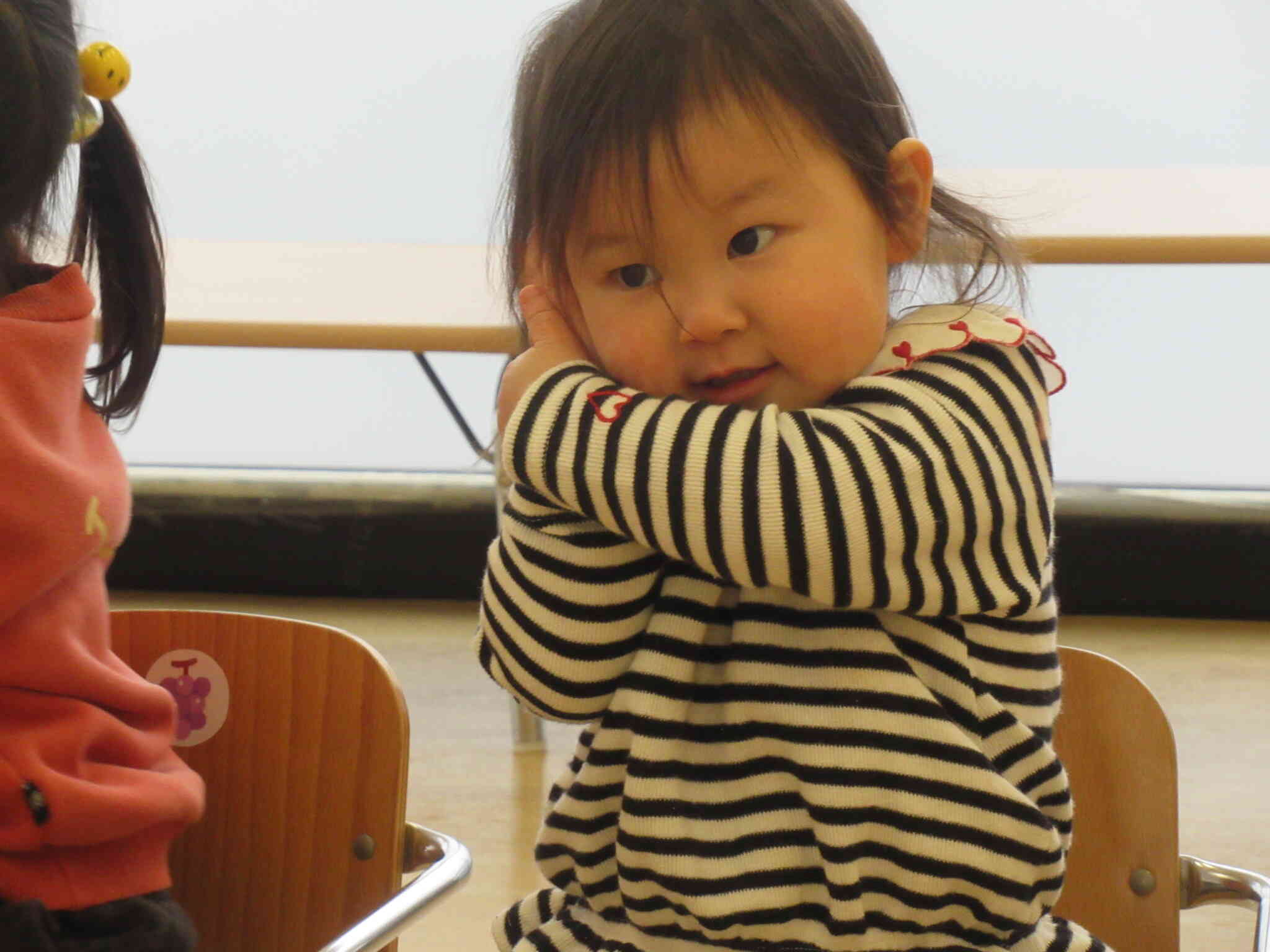 お遊戯会ごっこ中☆