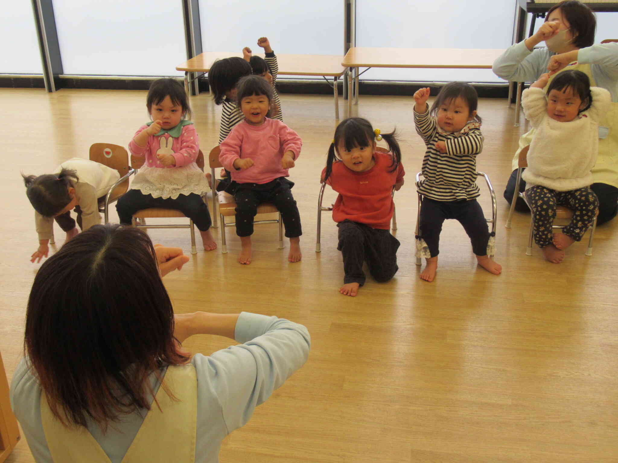 劇遊びかな？いい笑顔