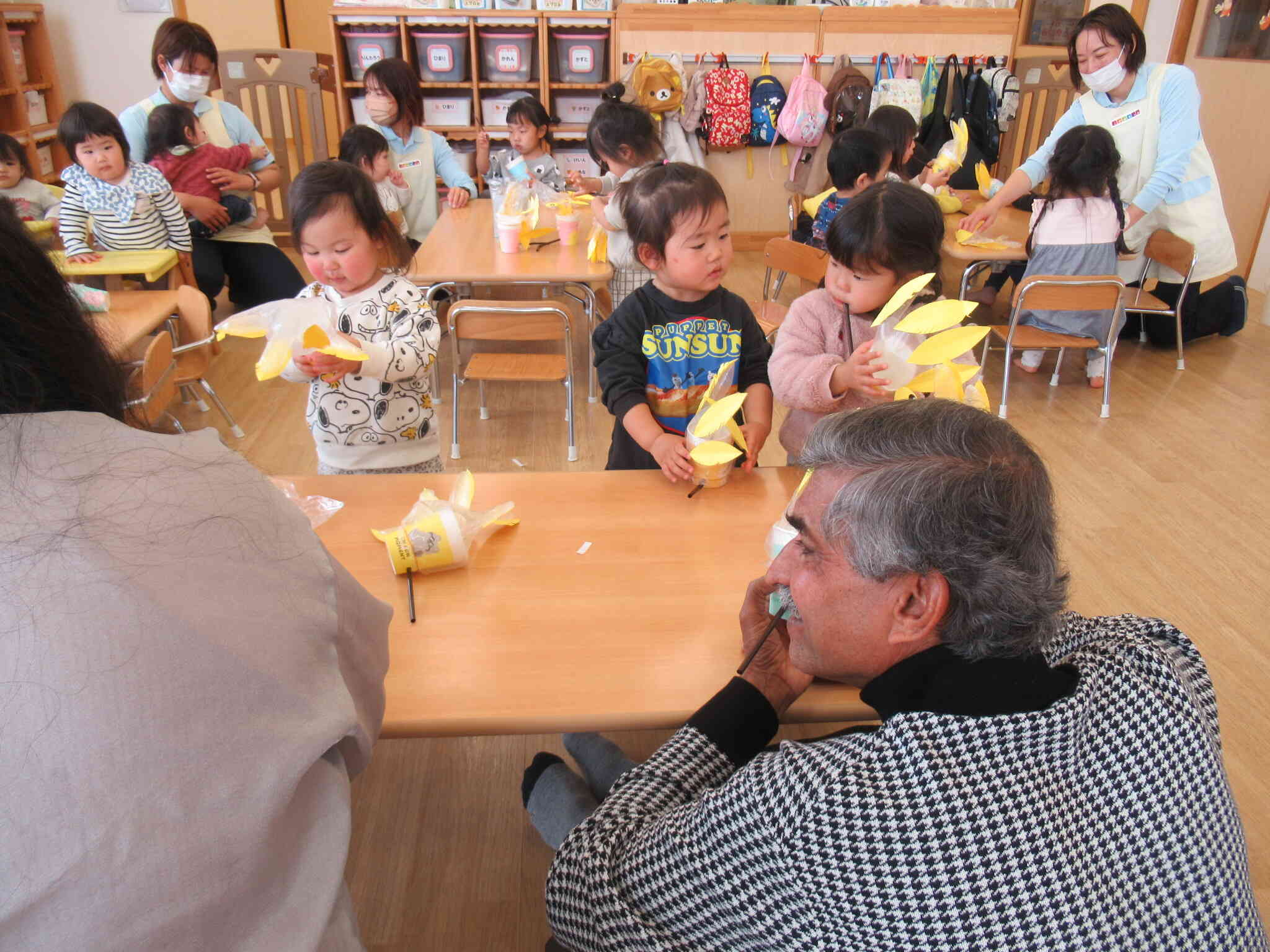 日本の保育園を満喫していだきました。