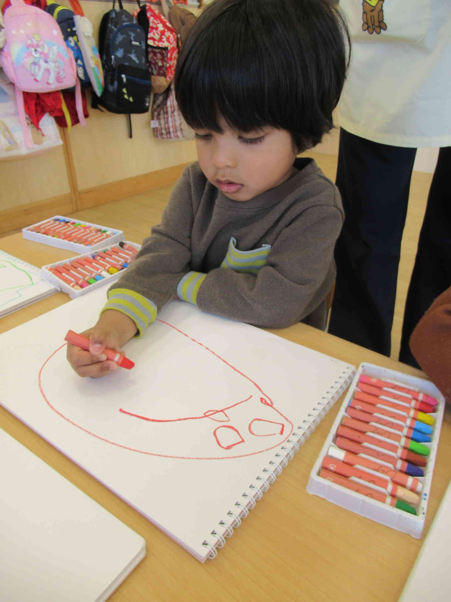 しっかりと書けています。なにかな～