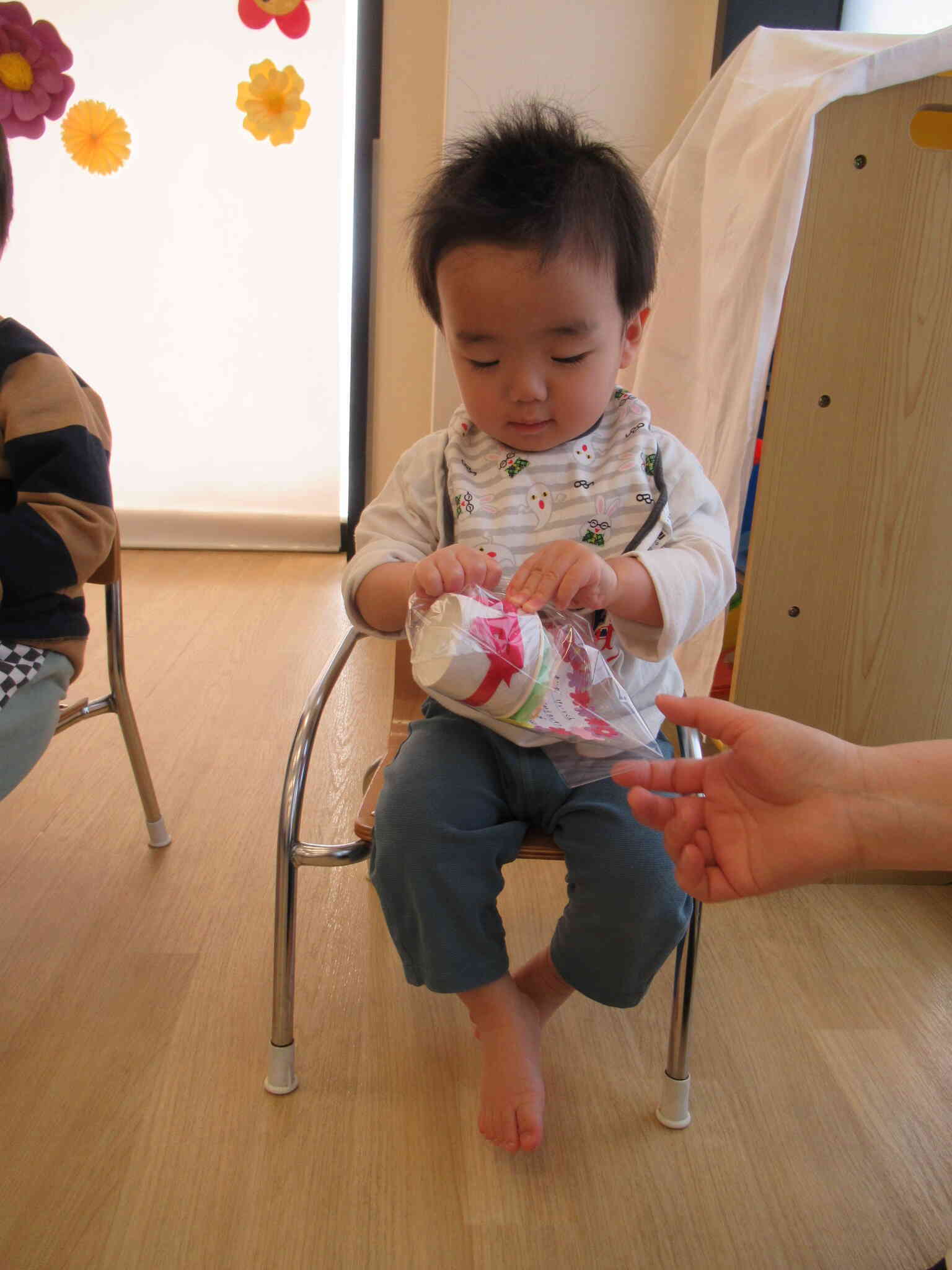 転園のひよこ組さん