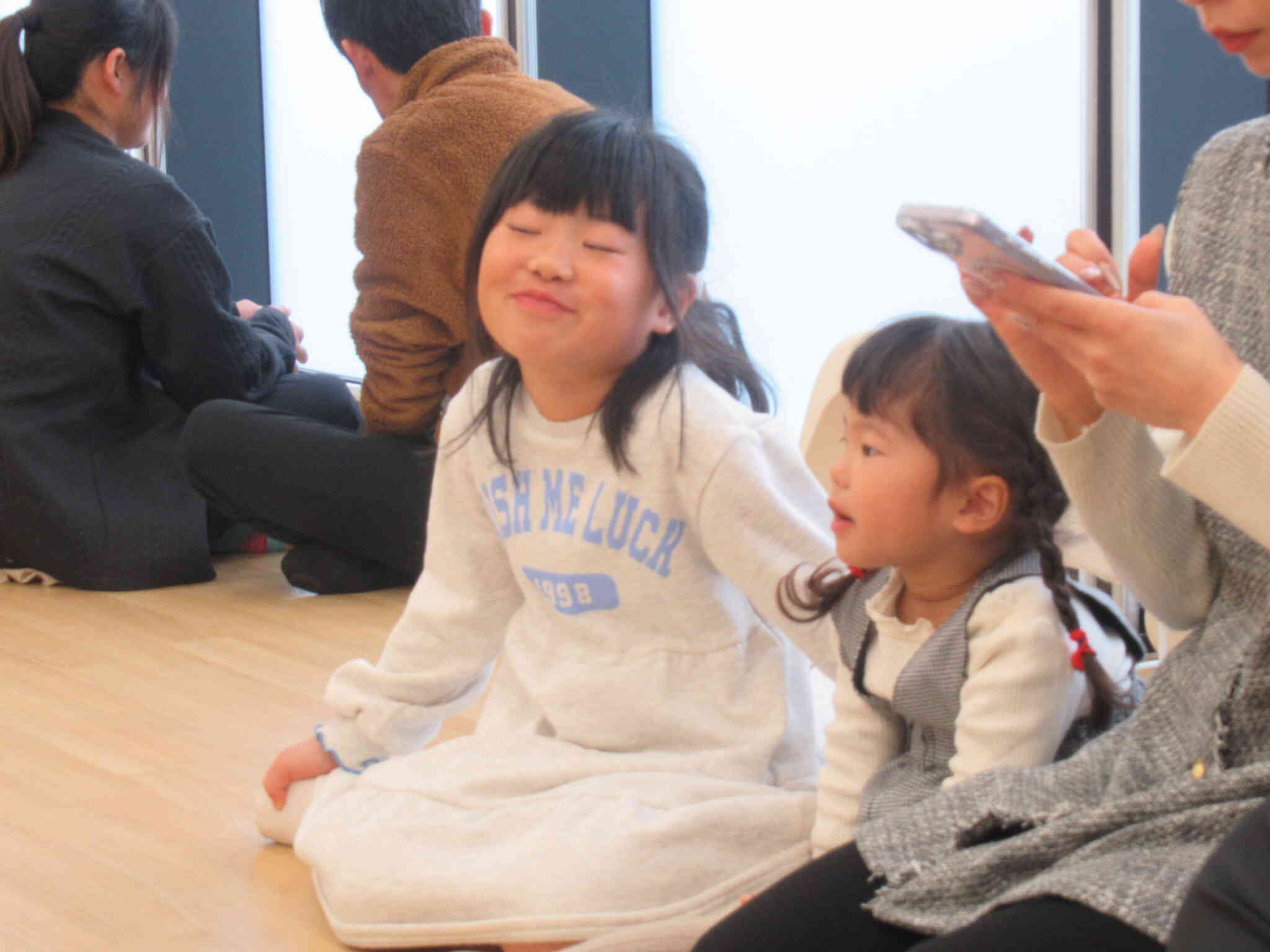 お姉ちゃんと参加。