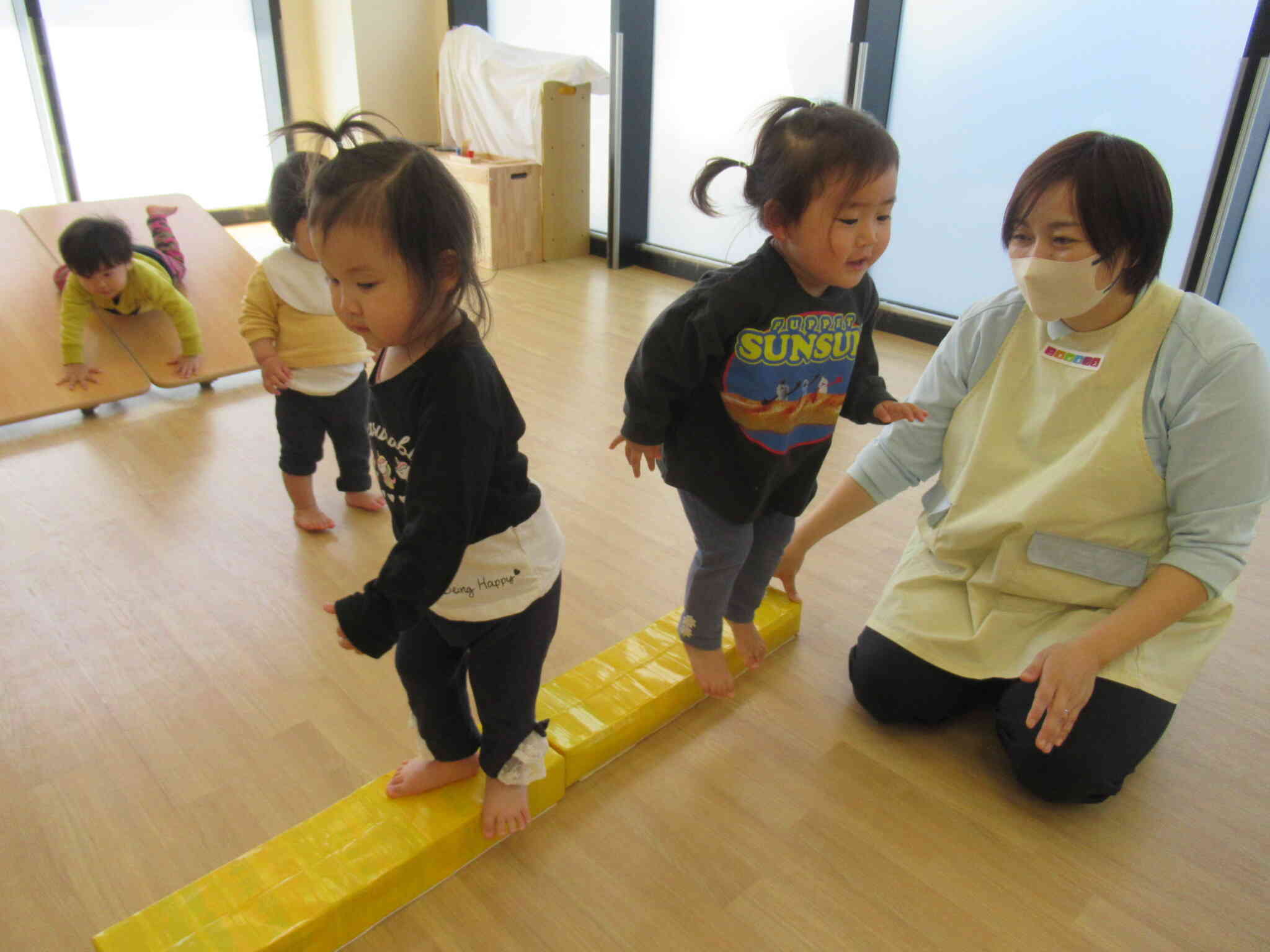 平均台あそび☆