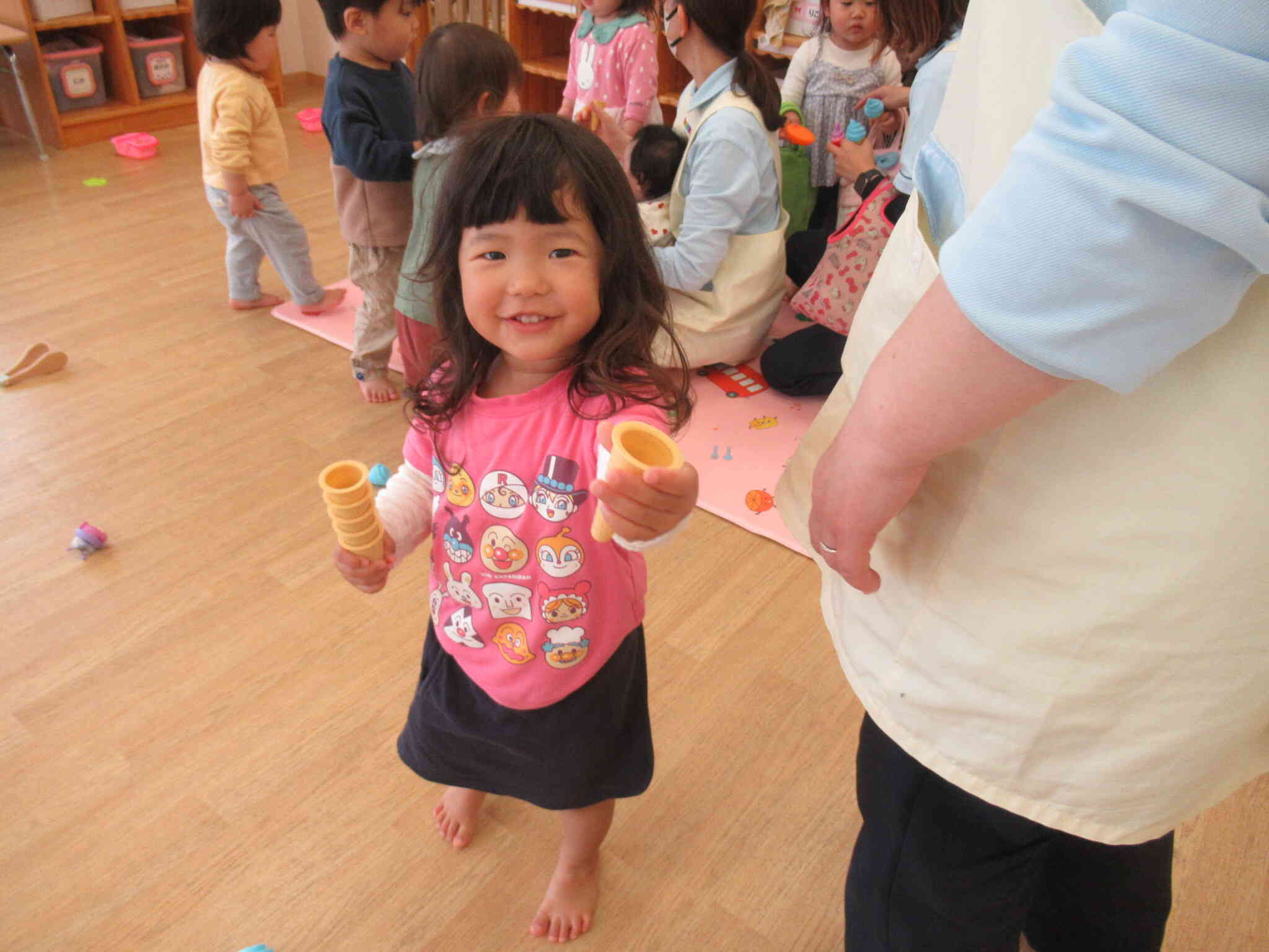 『せんせ～みてみて‼』