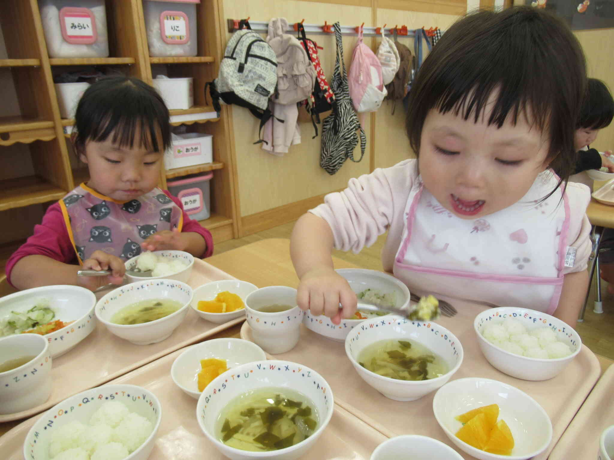 大きなお口だ。
