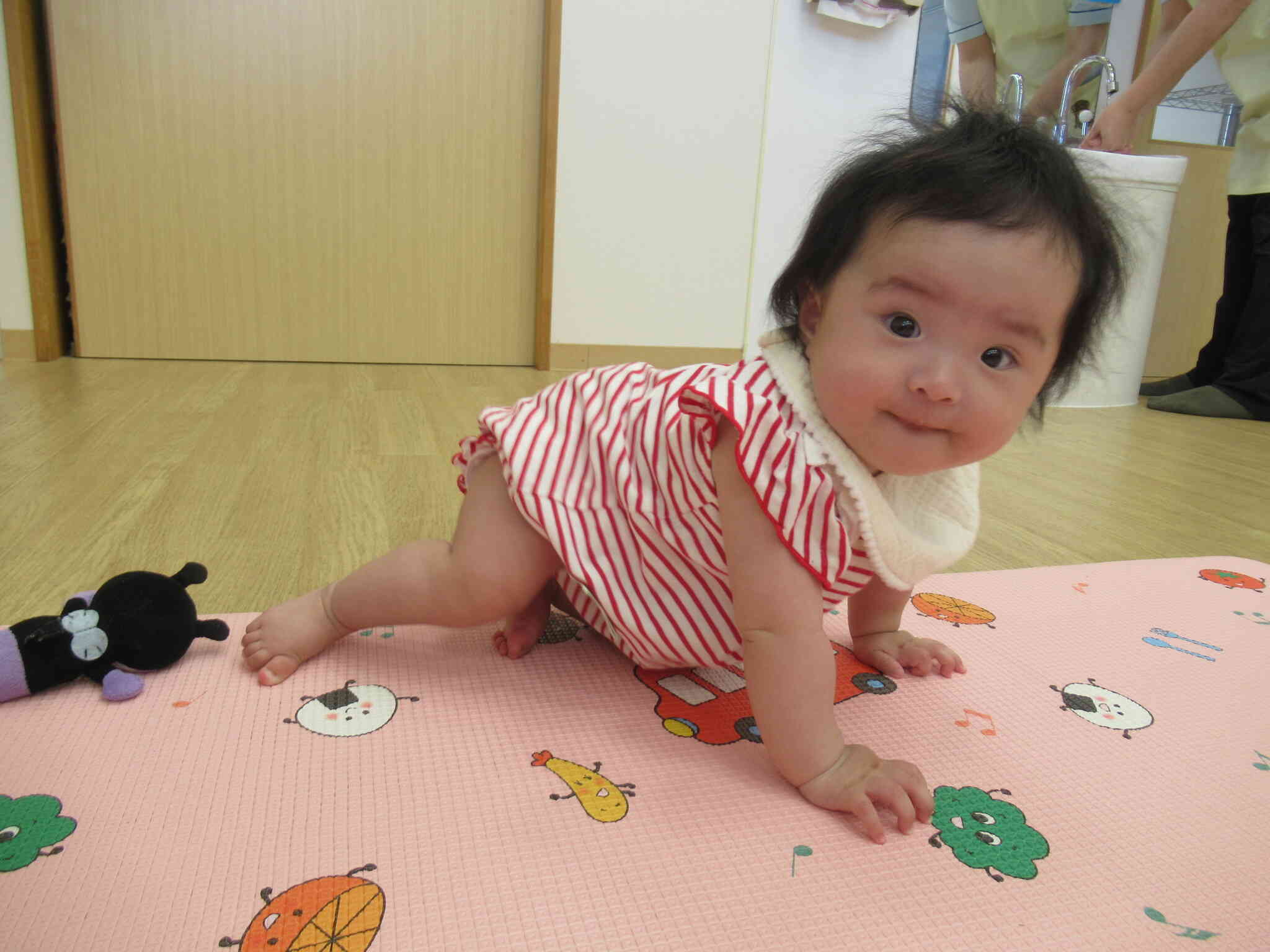 もうすぐ…ハイハイかな(*^_^*)