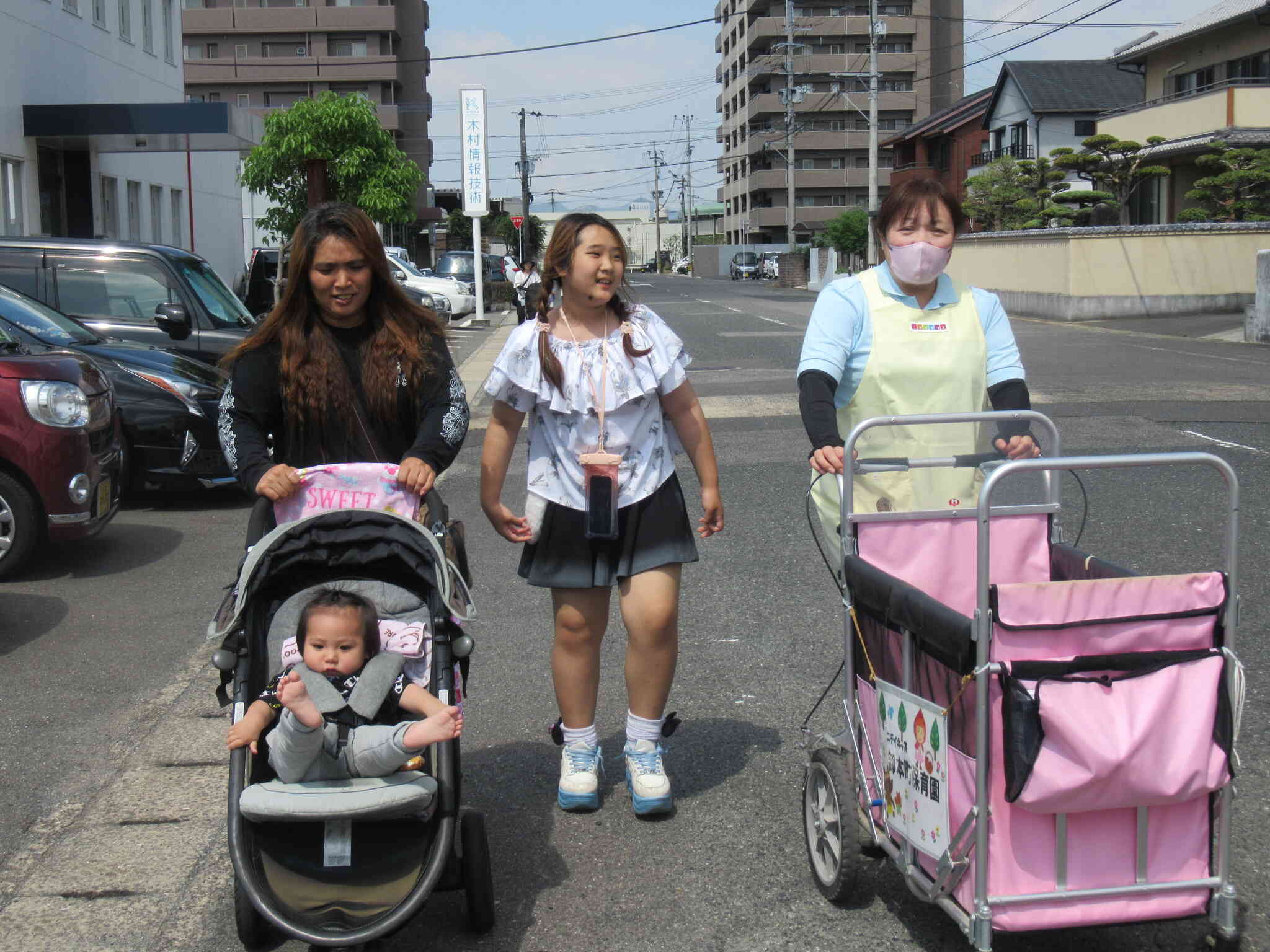 いつもの散歩コース。