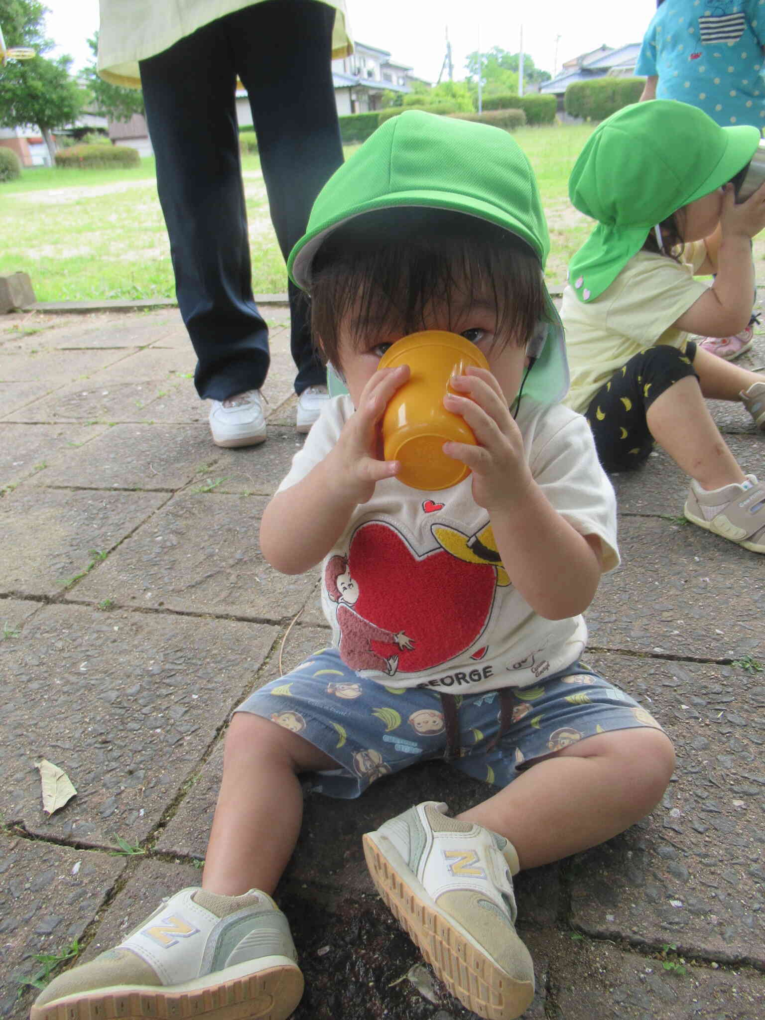 公園でお茶time。