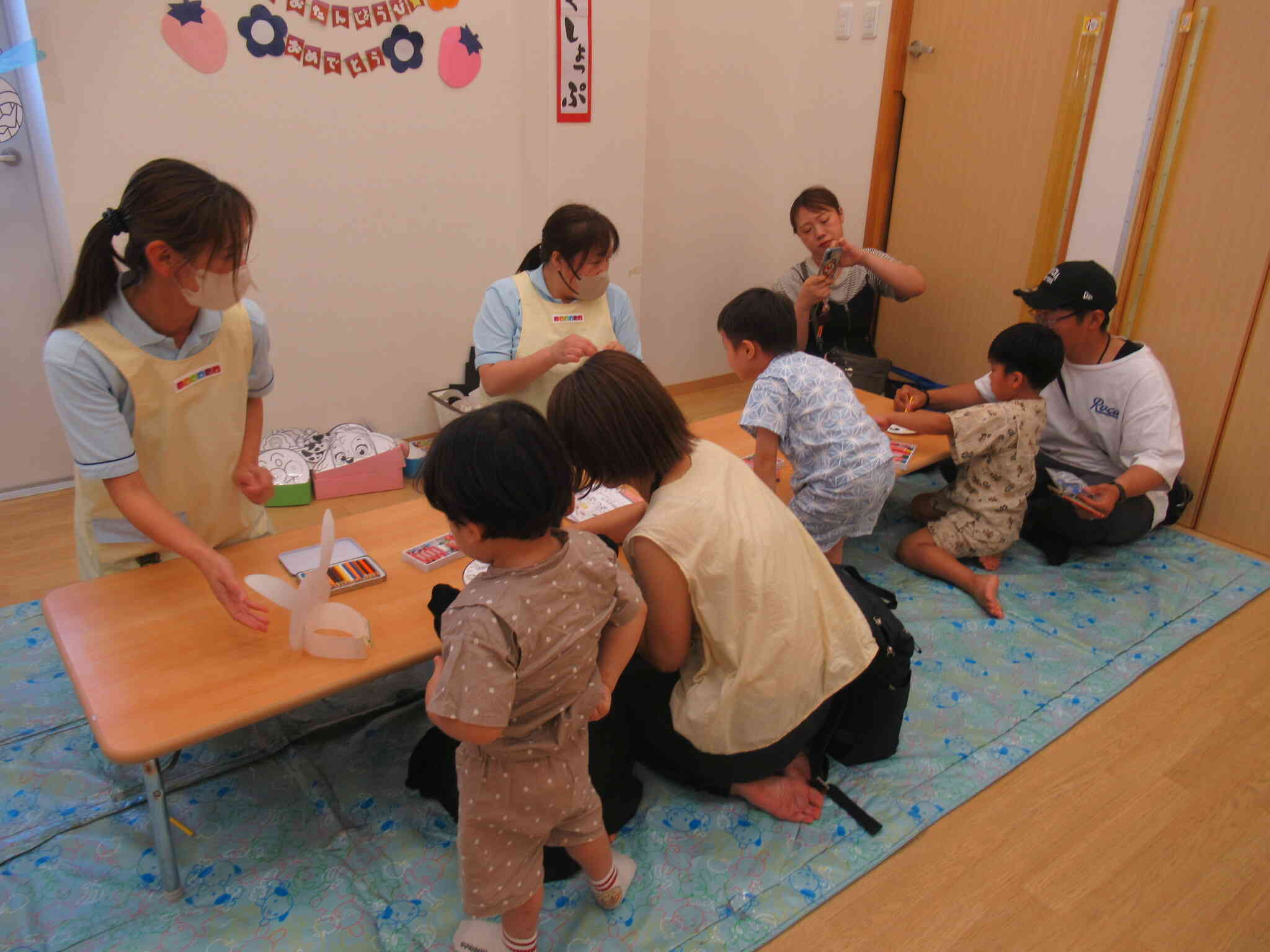 親子ワークショップ☆お面つくり