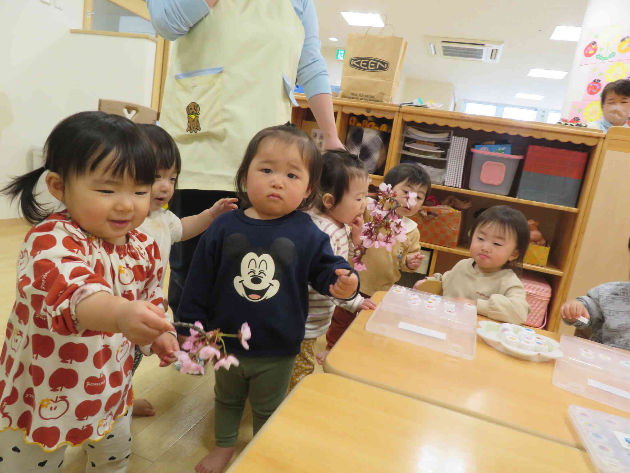 お部屋でお花見♬