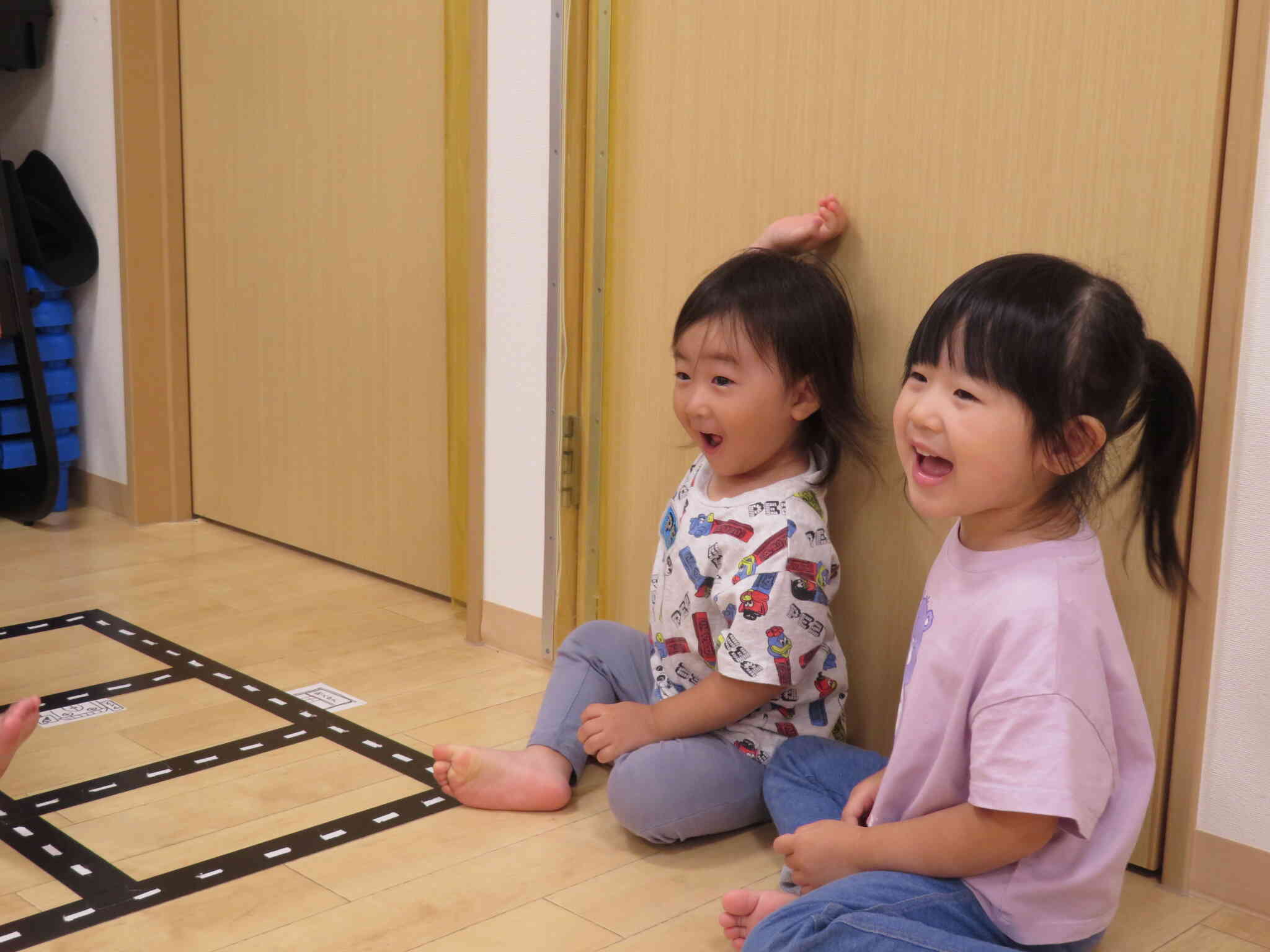 大きな声で先生のまねっこ☆