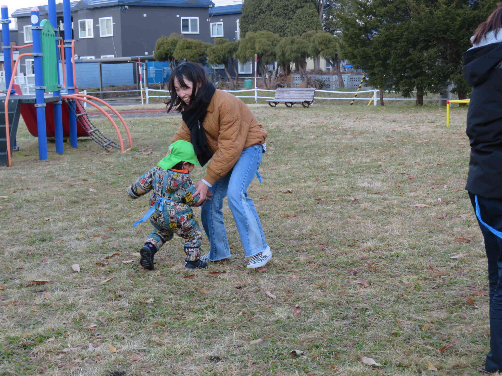 ママ～、まてまて～！！