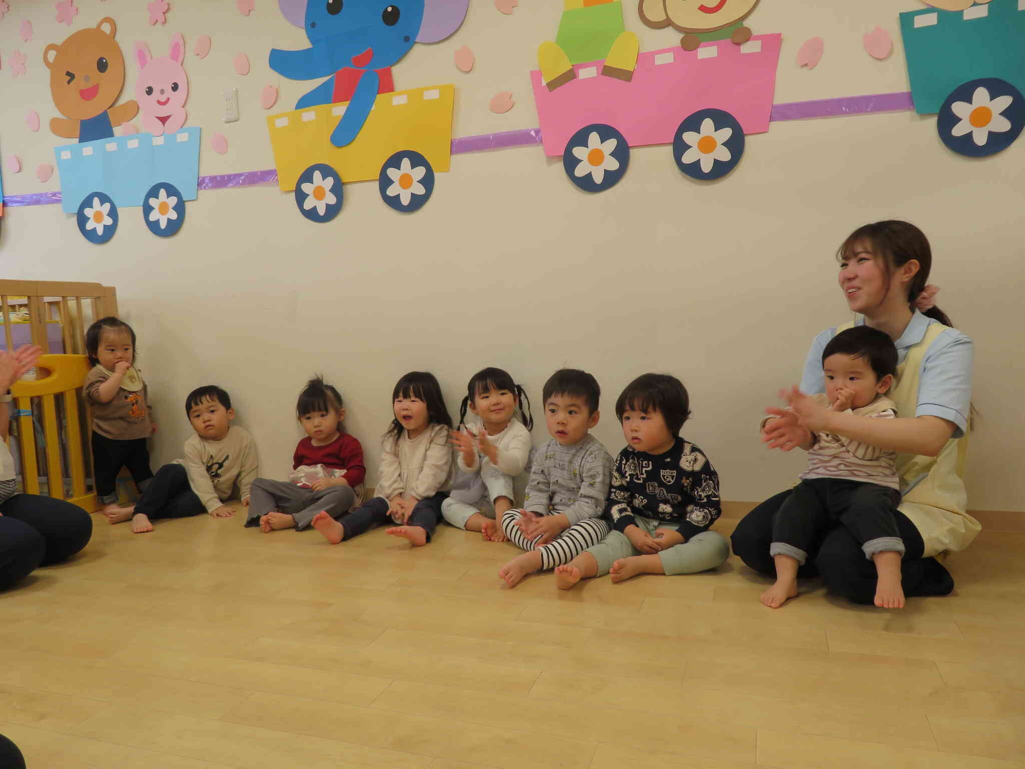 うさぎ組（2歳児）になったよ！