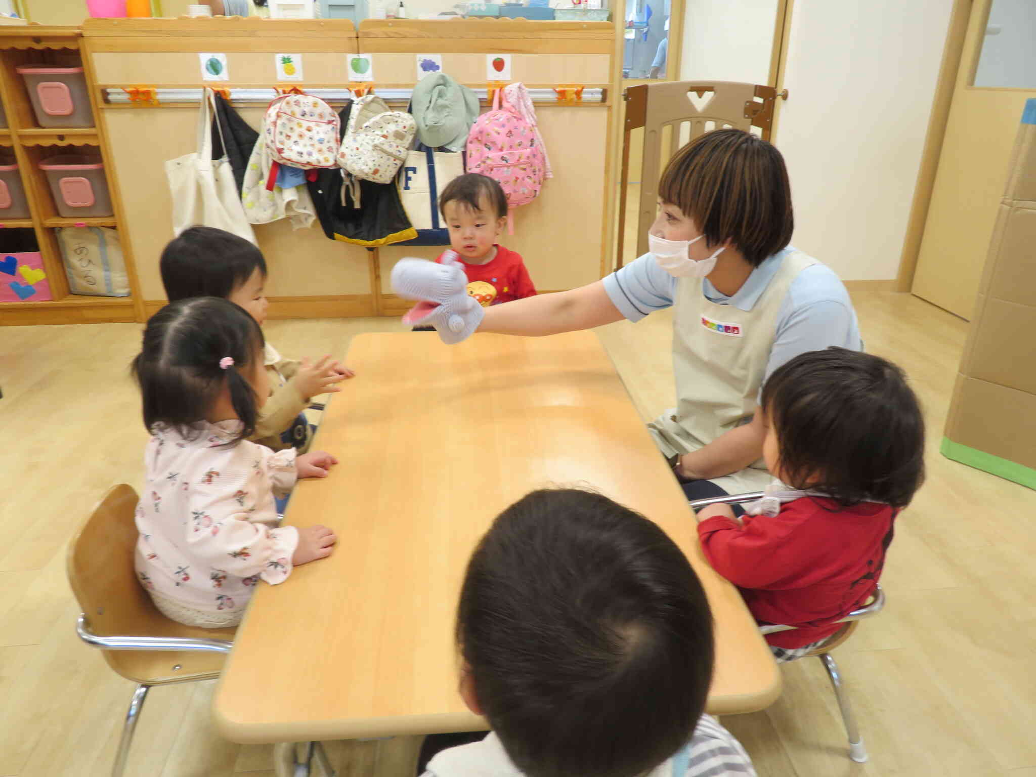 みんなで朝の会♫元気にお返事できるかな？