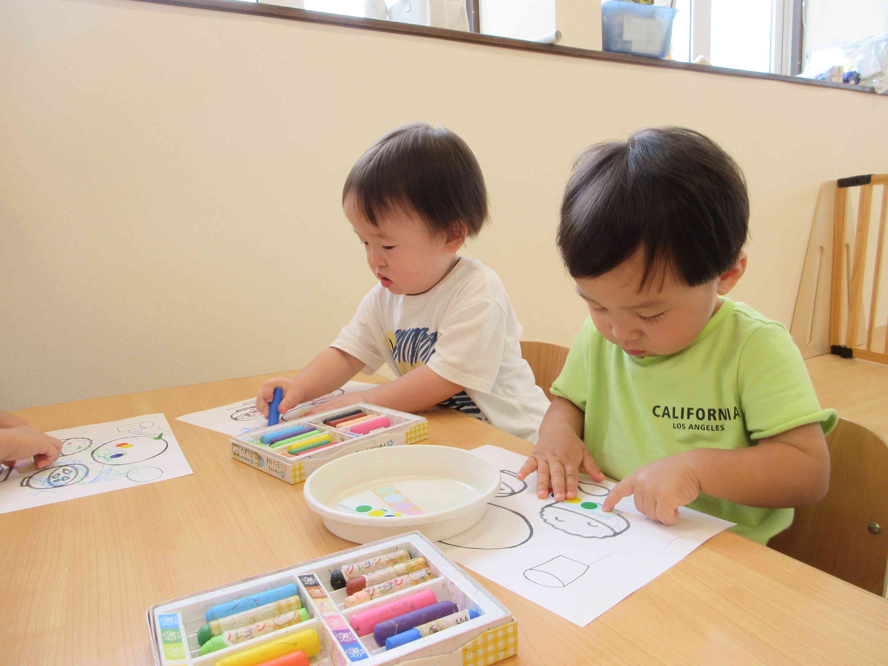 みんなでランチョンマットを作りました！