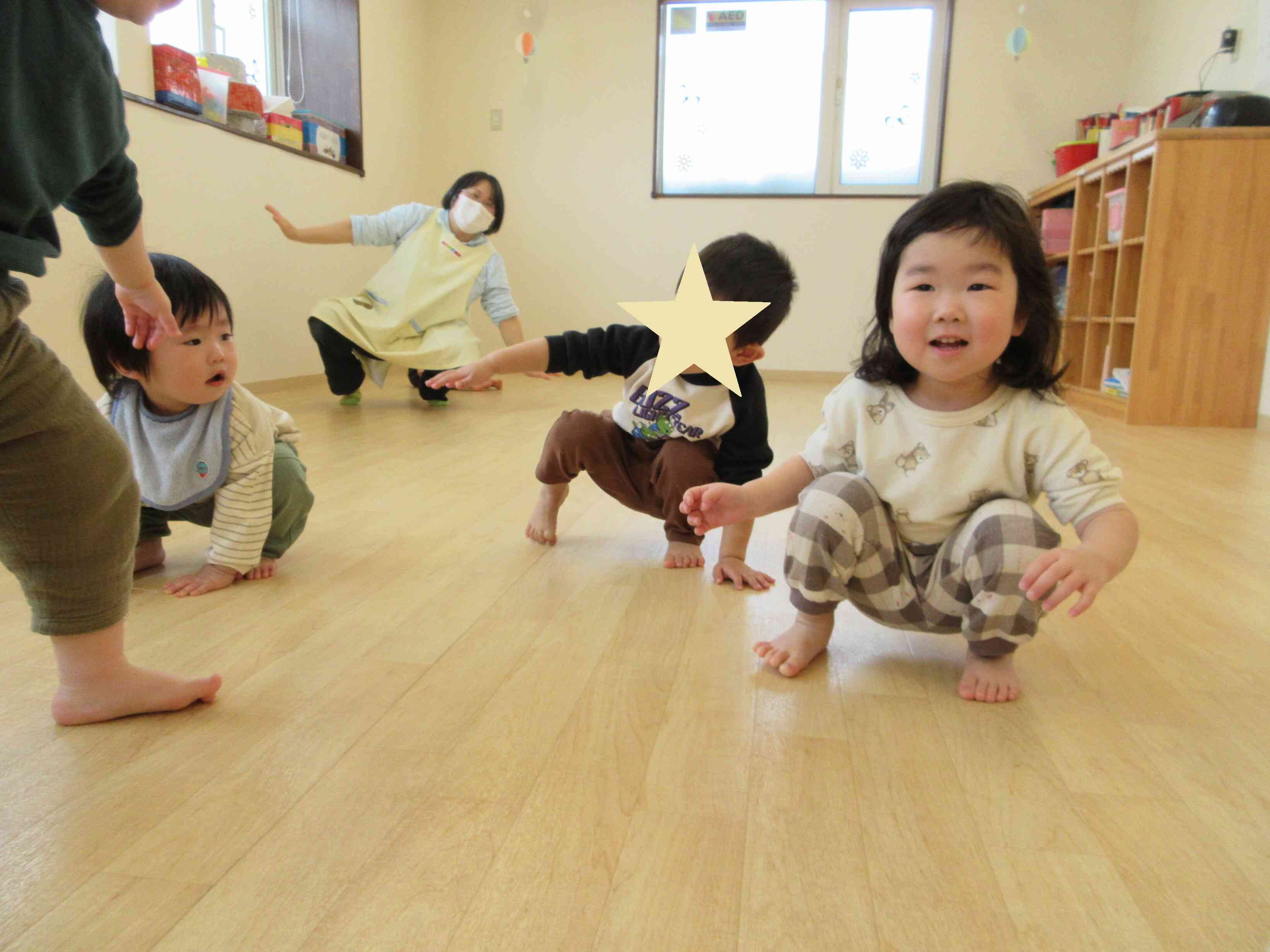 よちよち『あひるさんポーズ！』