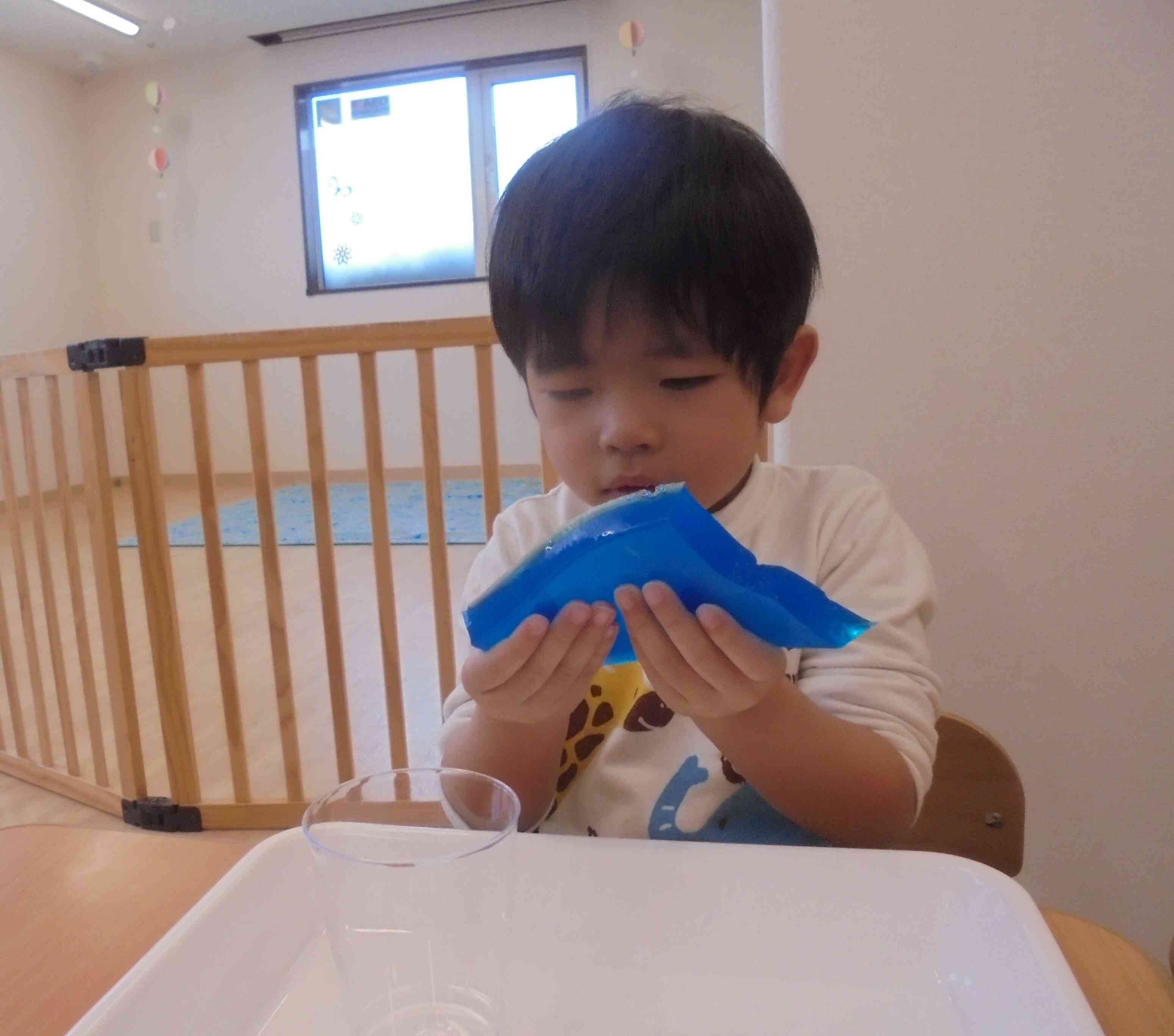 『冷たくて気持ちがいいなぁ～』