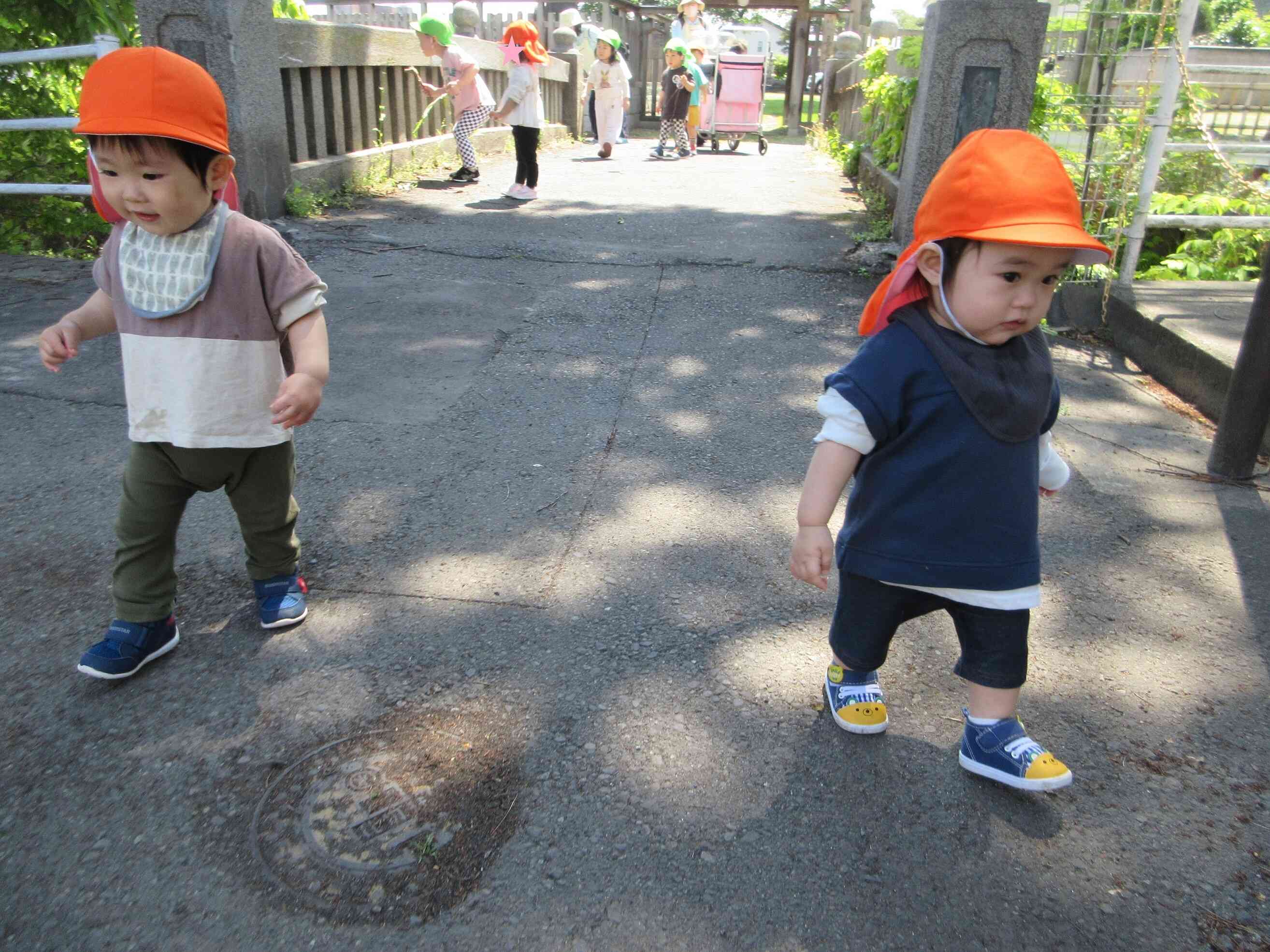 お散歩気持ちいいね！