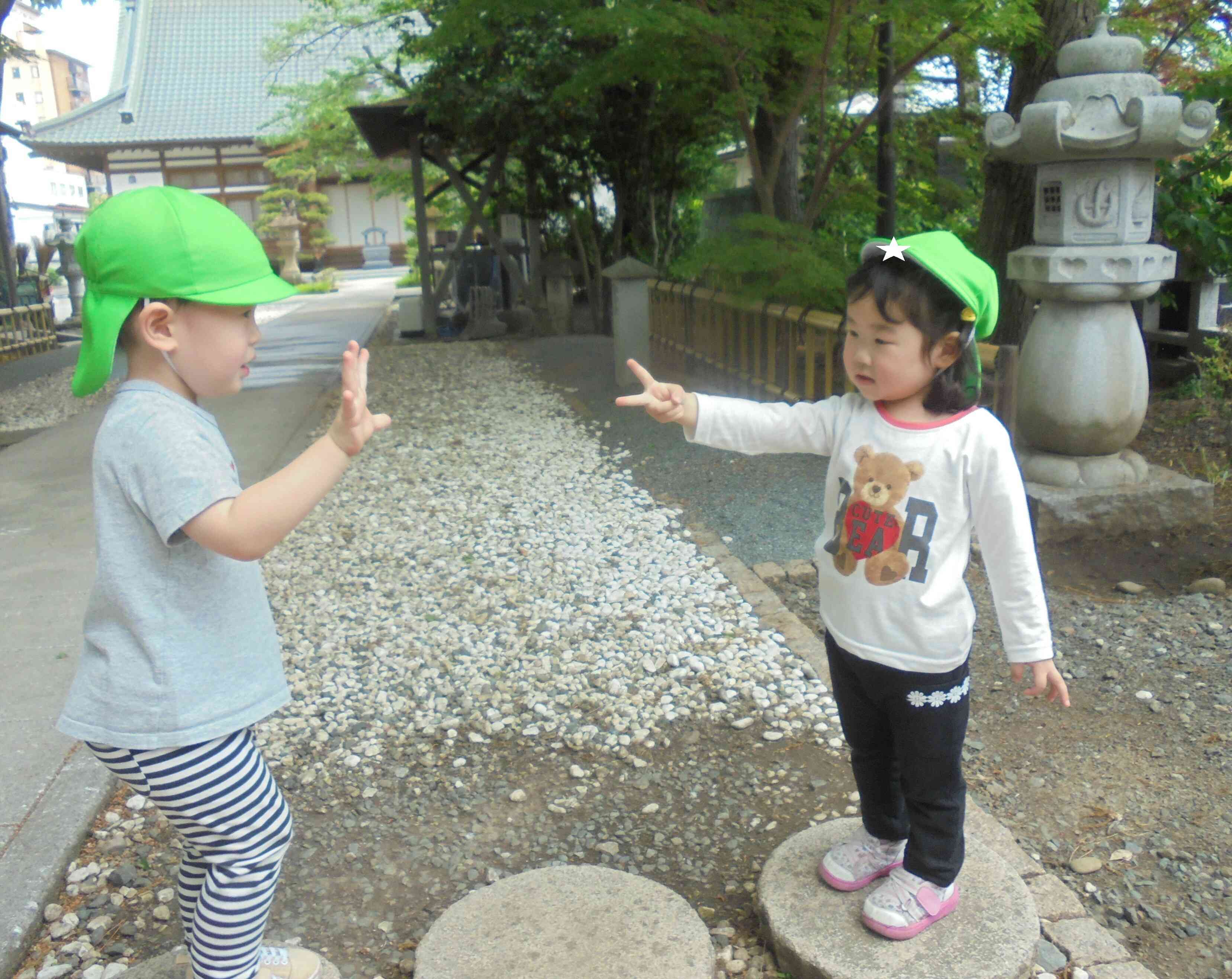 じゃんけんぽん! 楽しいね~