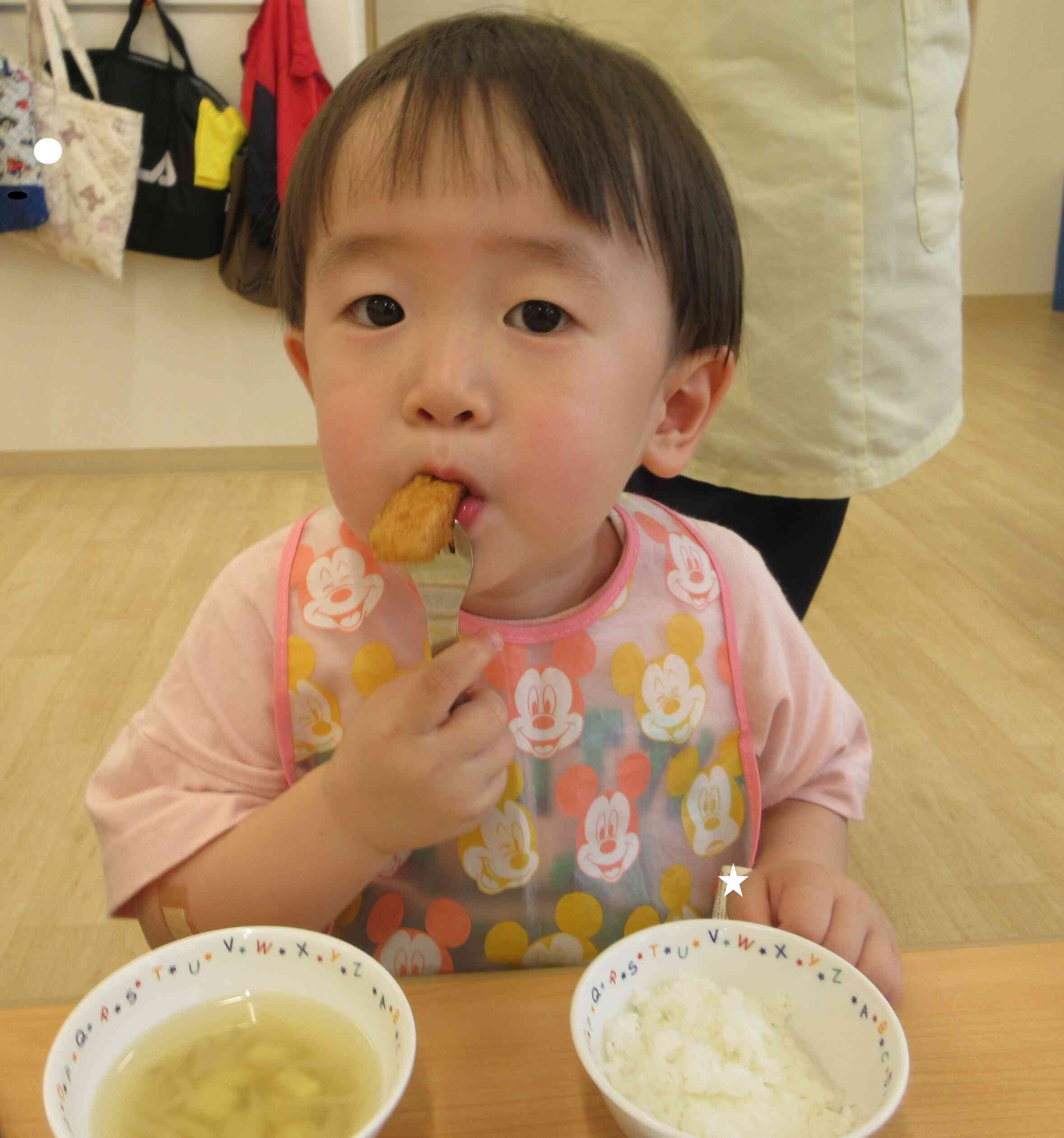 噛みちぎって食べるよ!