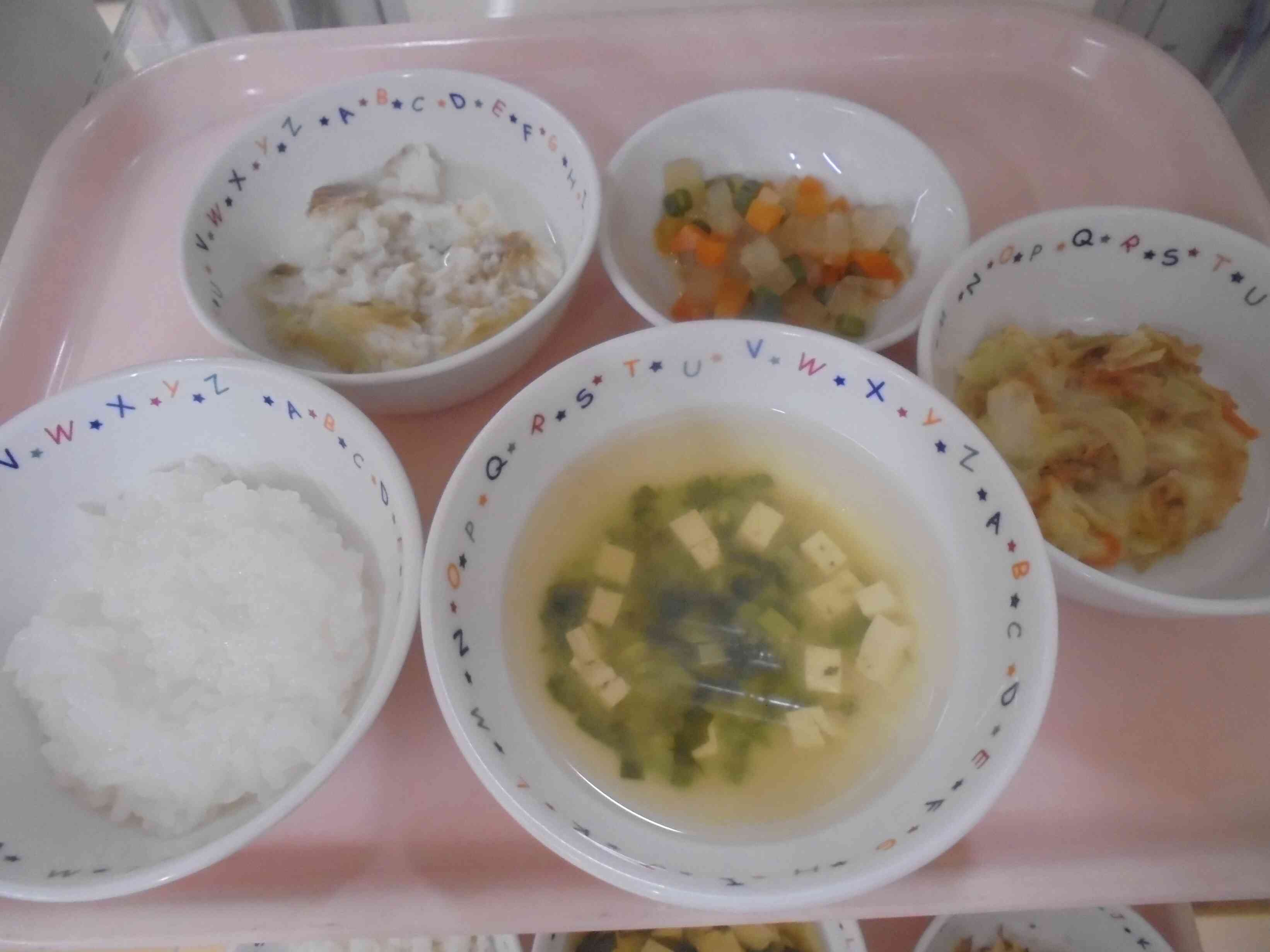 ６月２５日（水曜日）の後期食