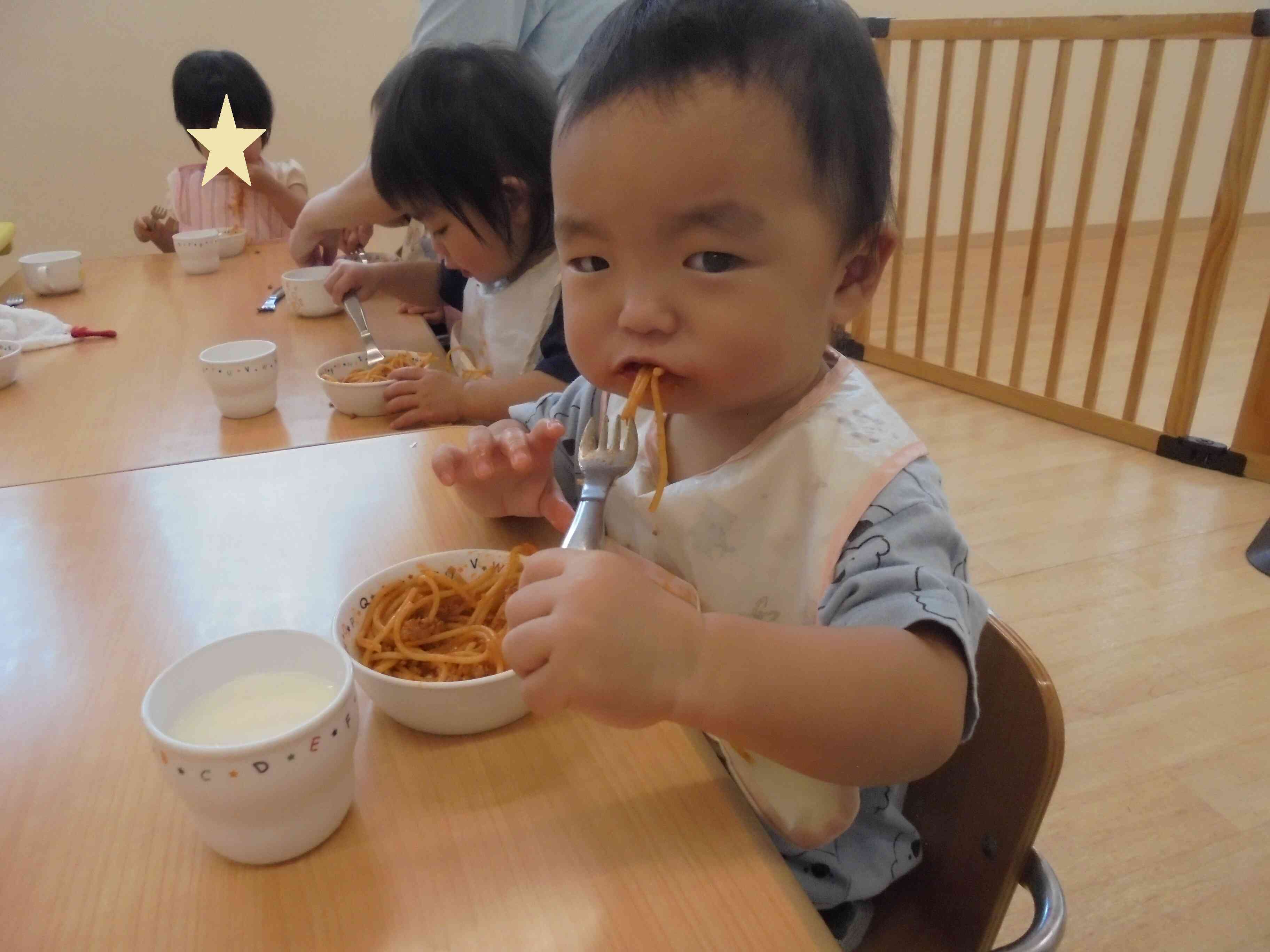 上手に食べれるよ！