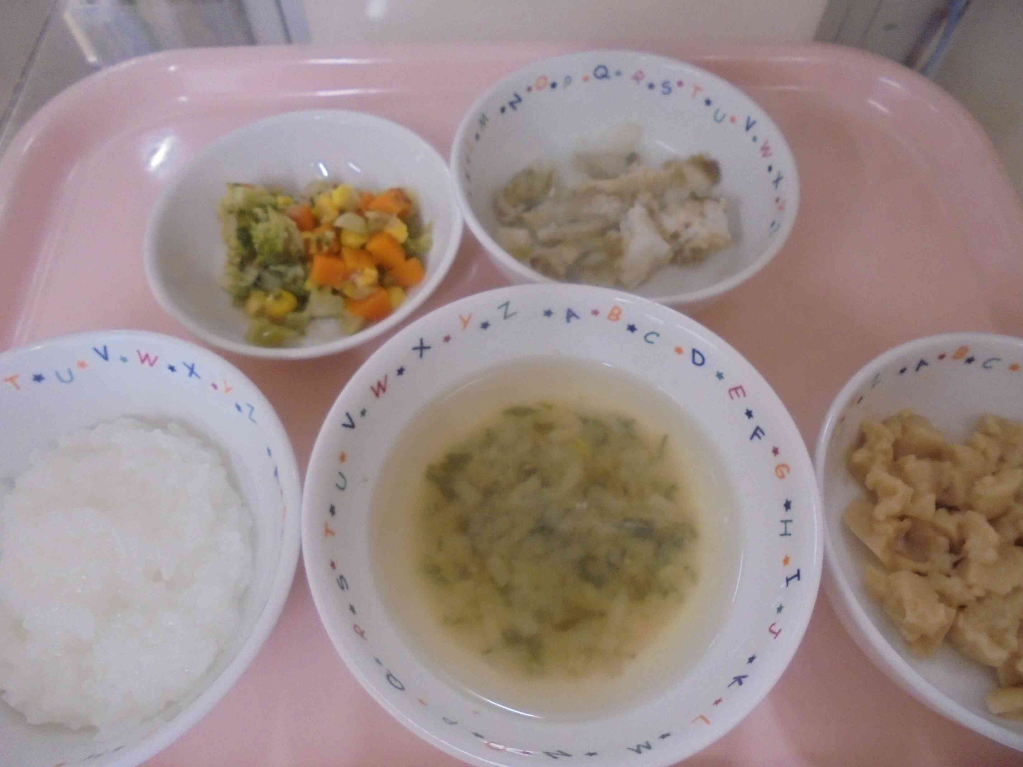 ７月２３日のお給食（後期食）