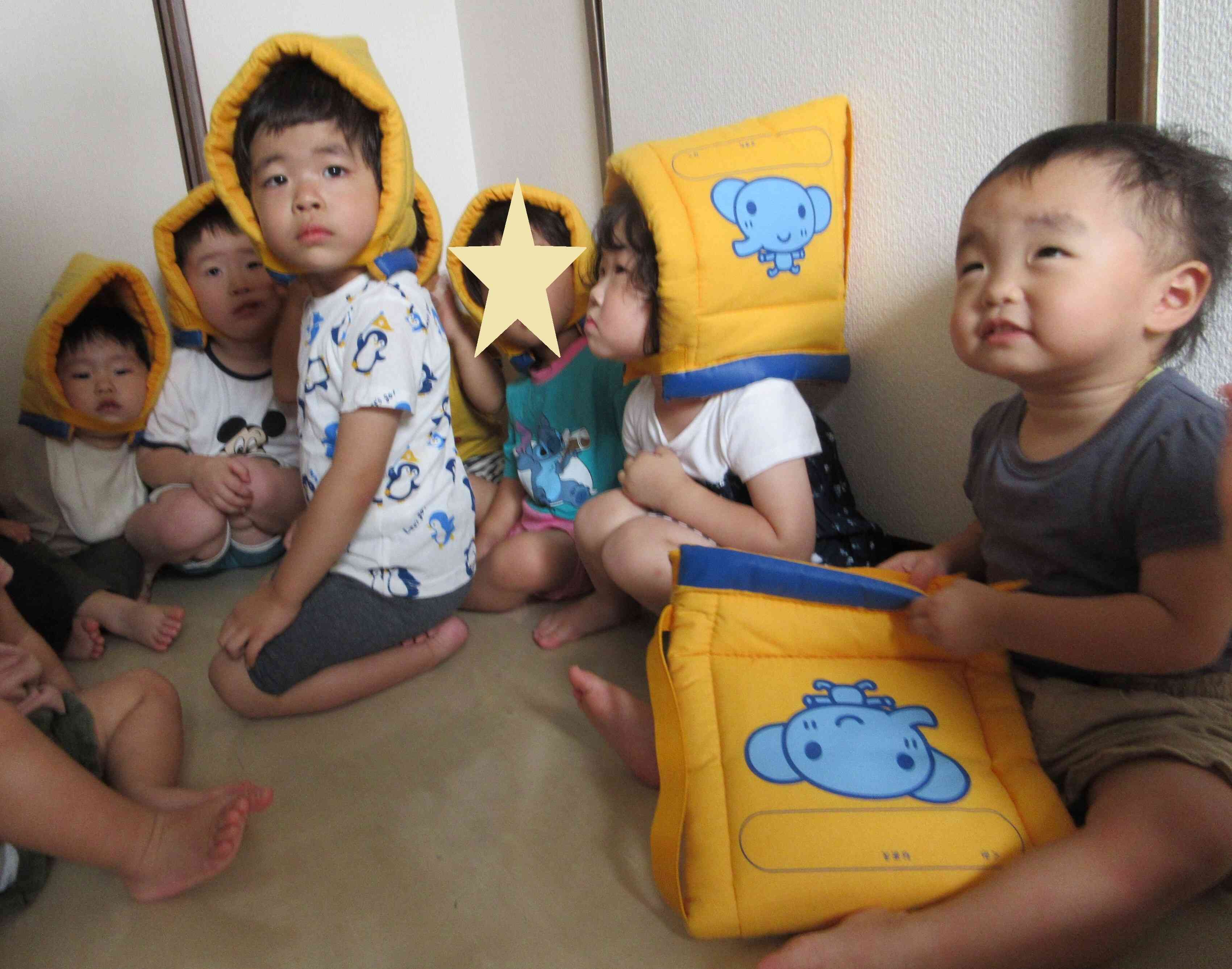 上手に避難出来たよ！