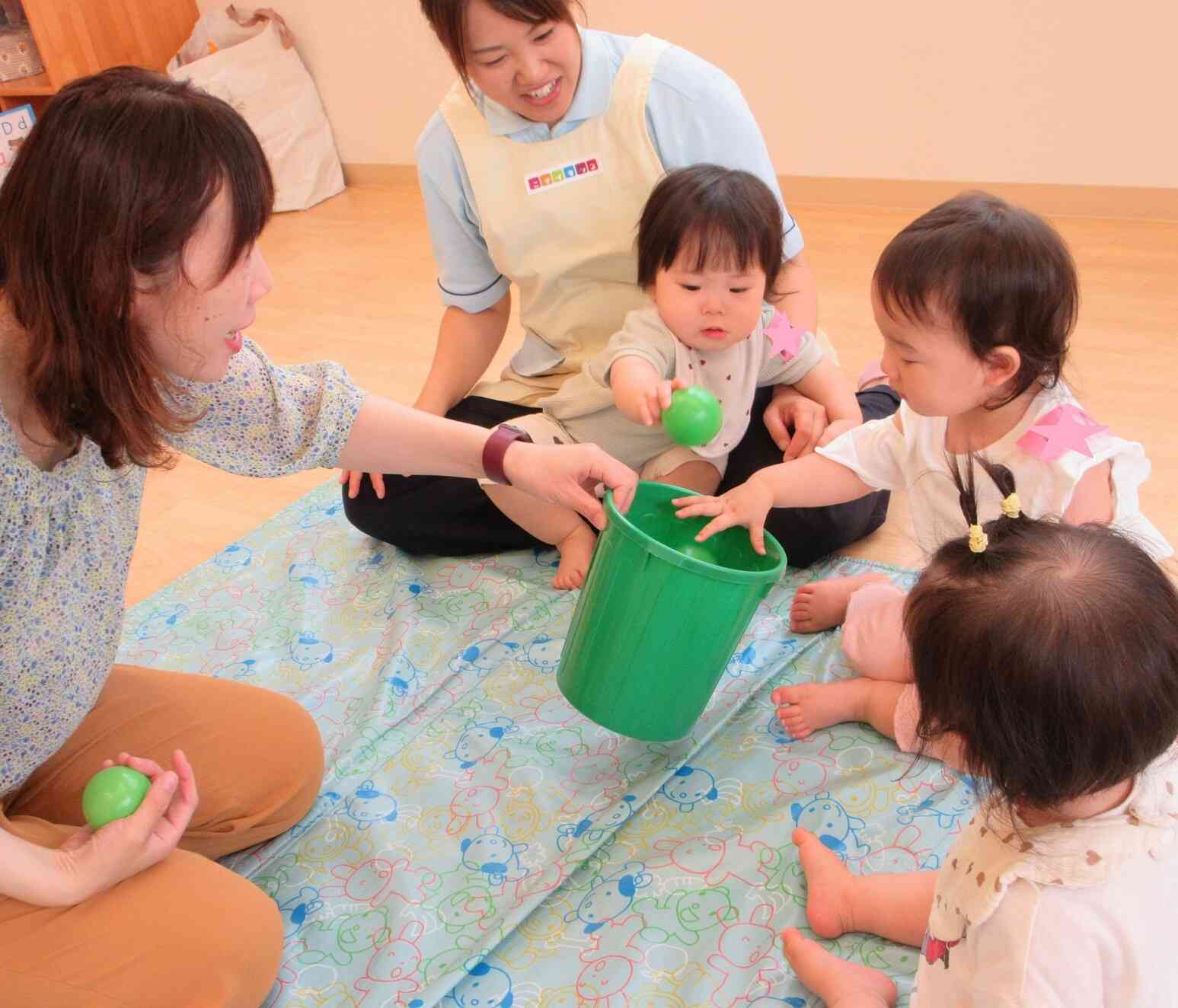 ボールを入れたよ！