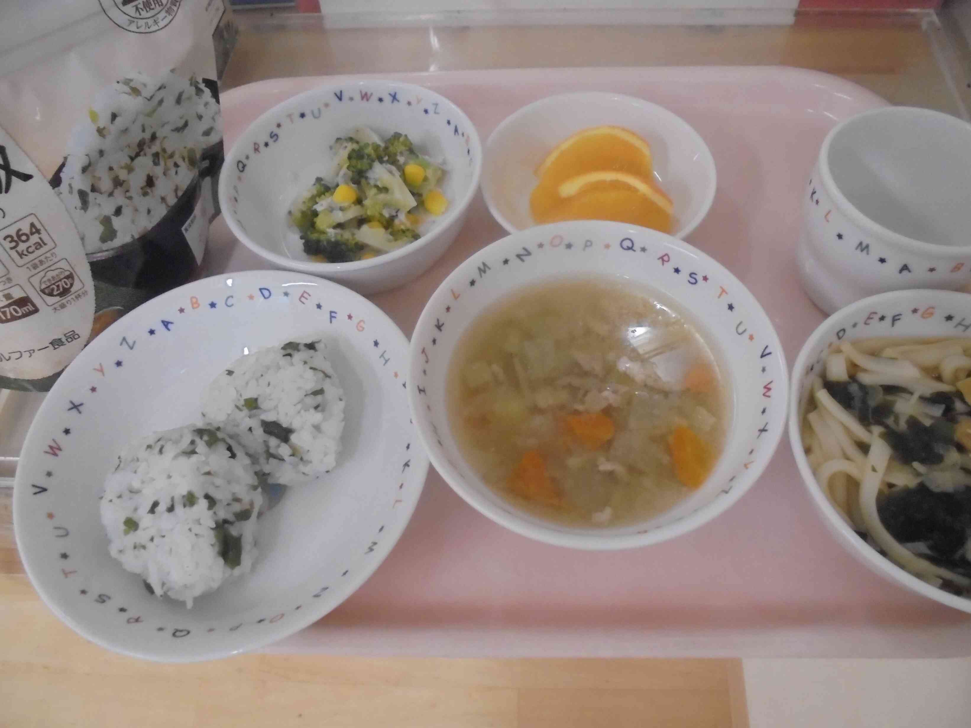 9月1日（月曜日）非常食体験