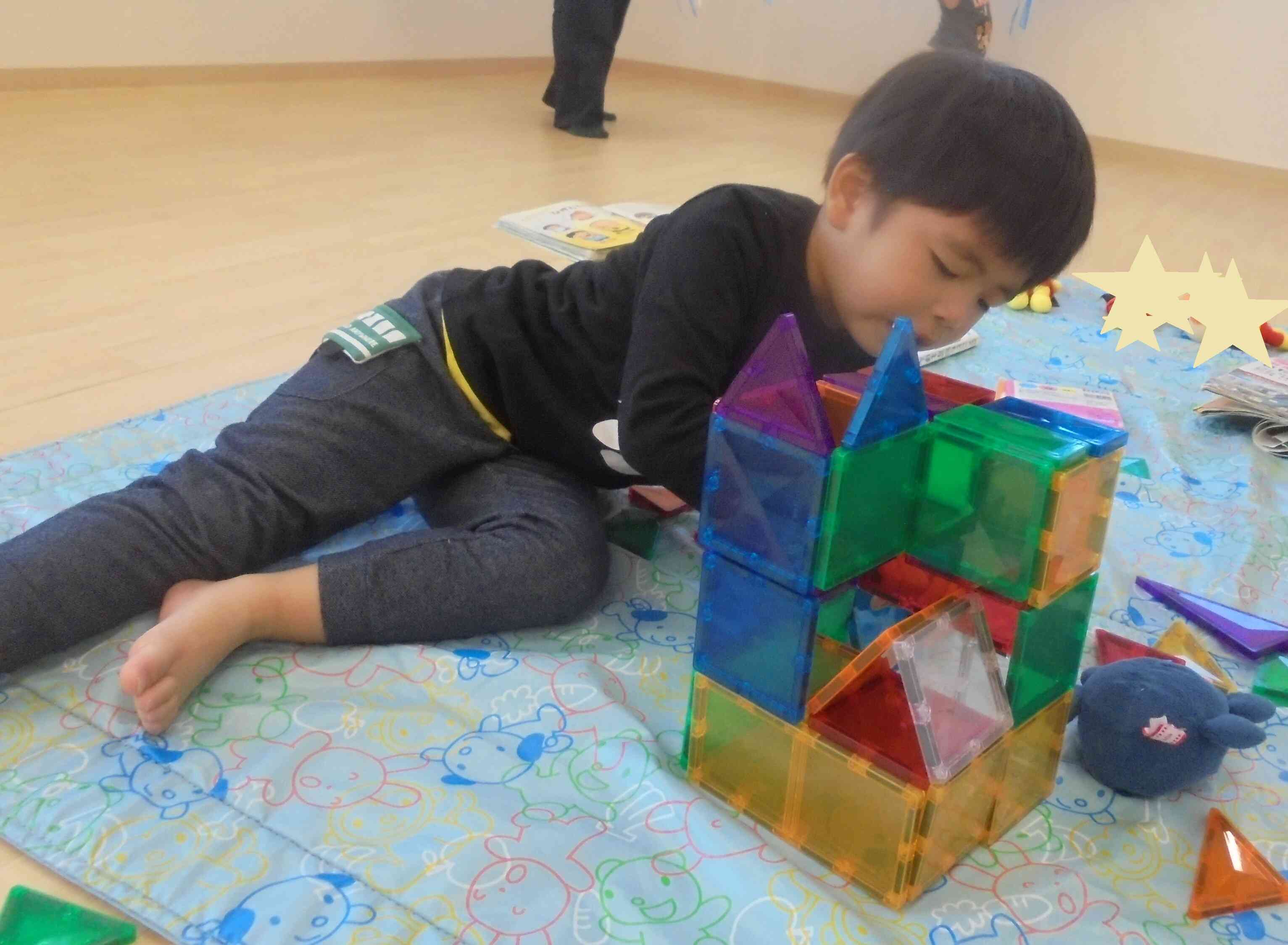 3階建てに組み立てたぞ!