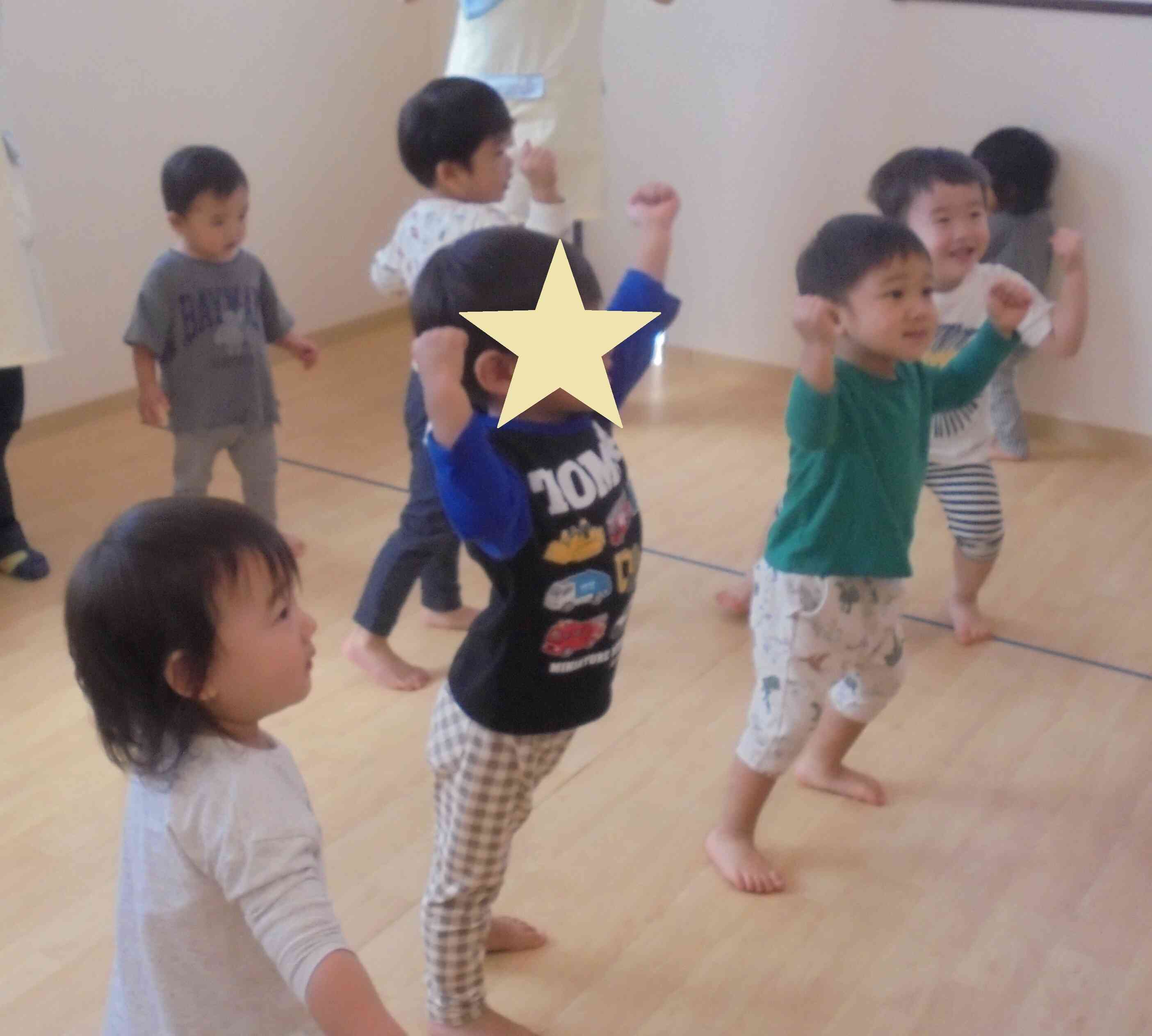 【リズム体操】チェケ マッチョを元気いっぱい踊ったよ!