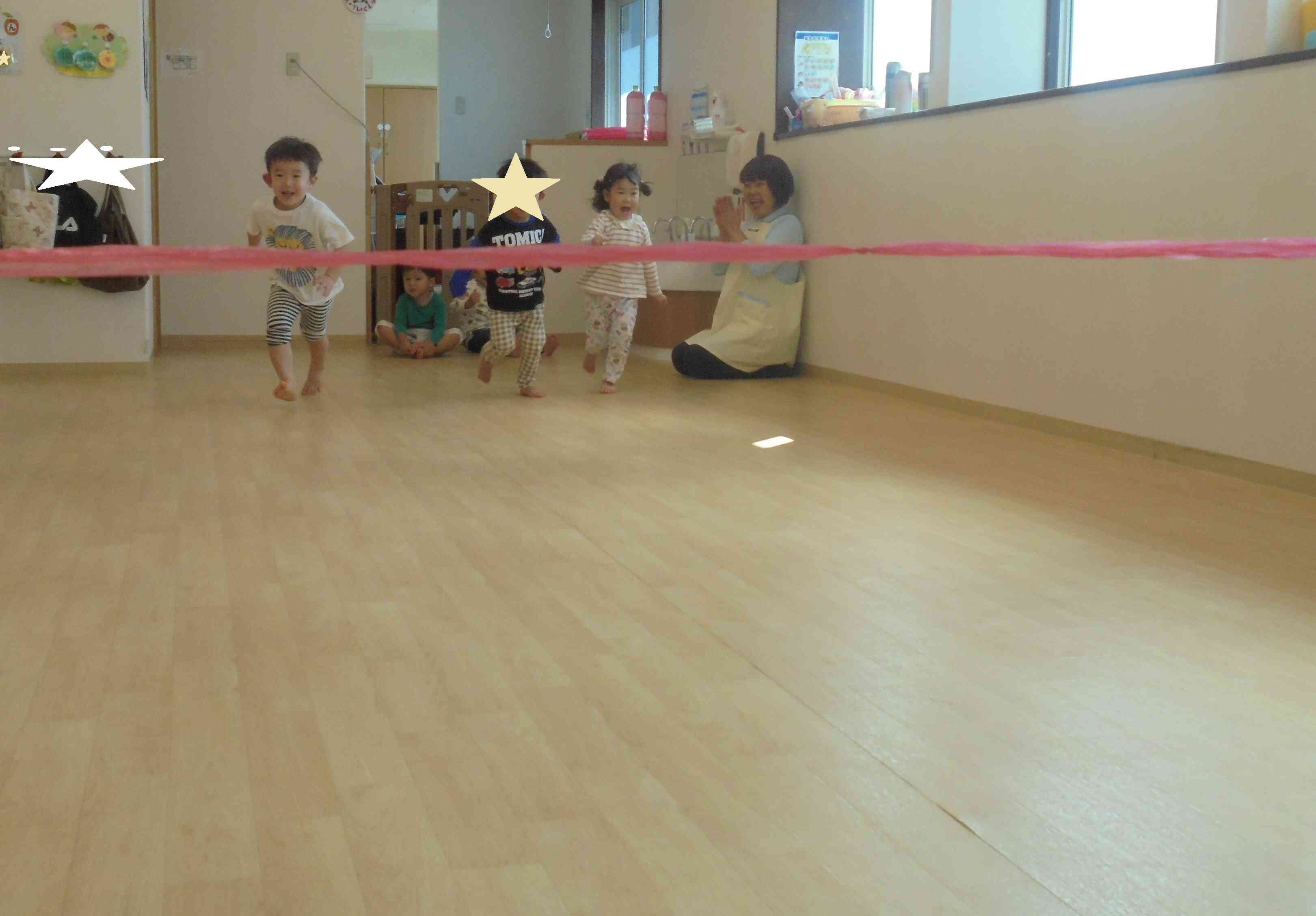 【かけっこ】ゴール目指して、よ～い ドン！